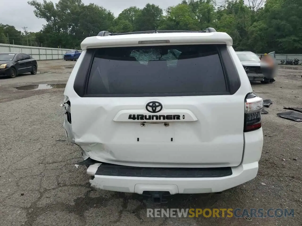 6 Photograph of a damaged car JTEEU5JR3M5249370 TOYOTA 4RUNNER 2021