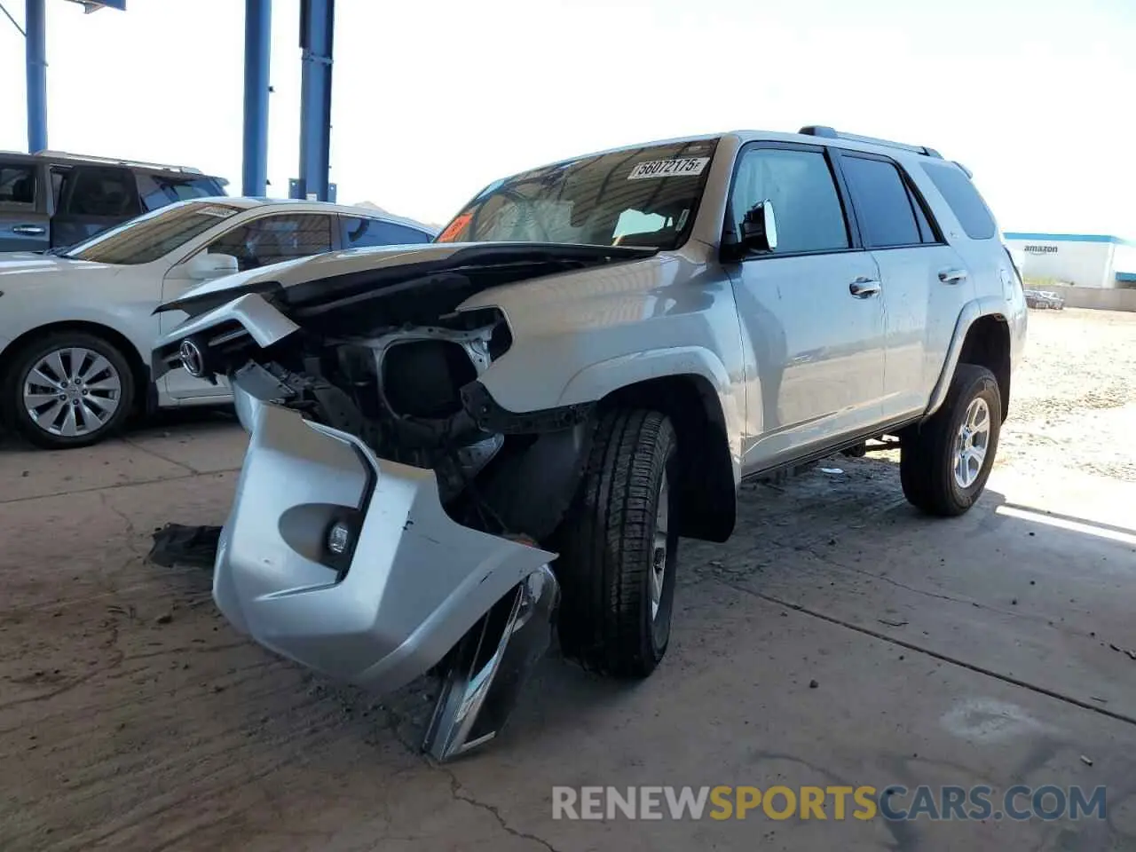 1 Photograph of a damaged car JTEEU5JR4M5230634 TOYOTA 4RUNNER 2021