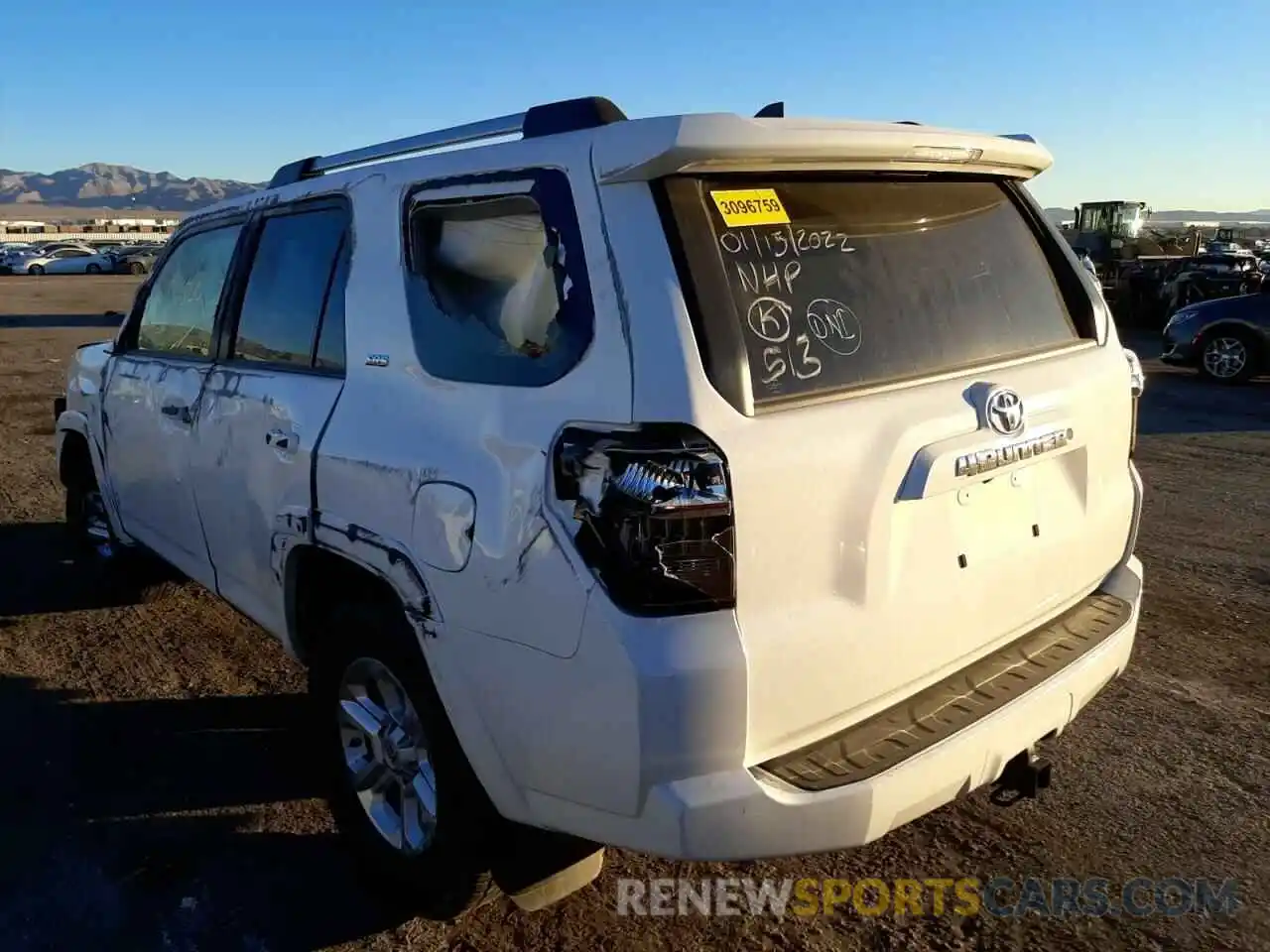 9 Photograph of a damaged car JTEEU5JR5M5230478 TOYOTA 4RUNNER 2021