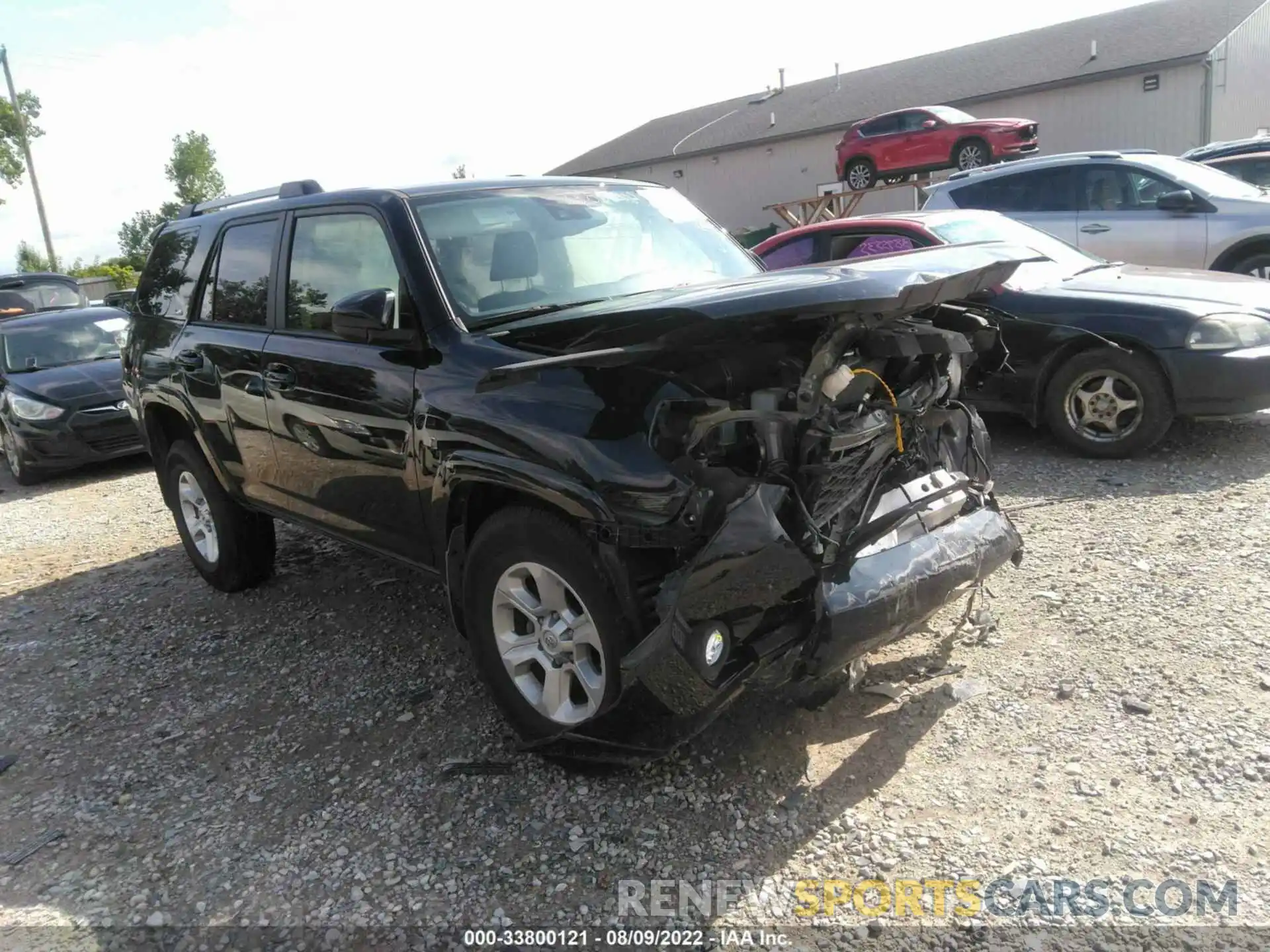 1 Photograph of a damaged car JTEEU5JR6M5233339 TOYOTA 4RUNNER 2021