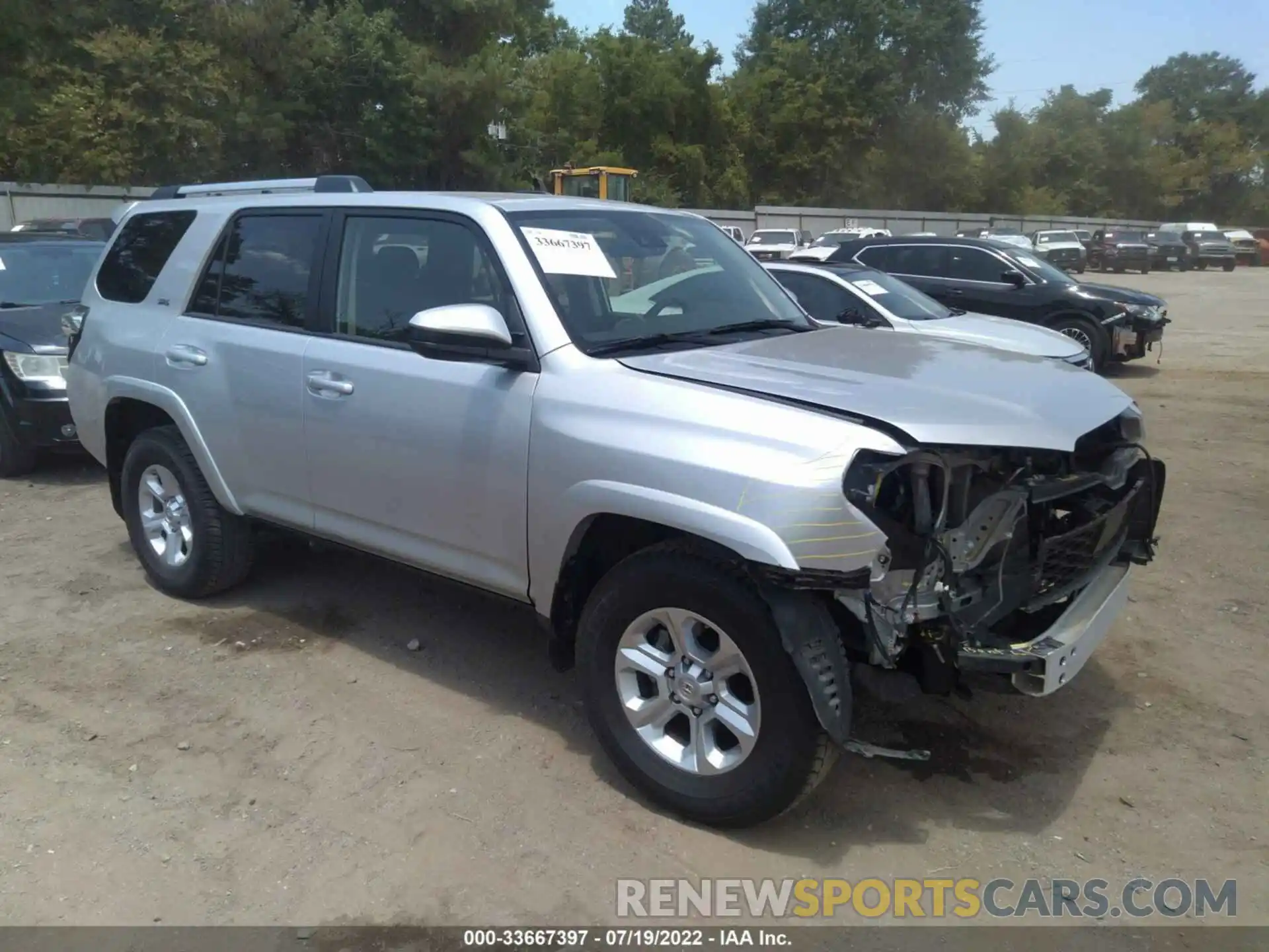 1 Photograph of a damaged car JTEEU5JR6M5238718 TOYOTA 4RUNNER 2021