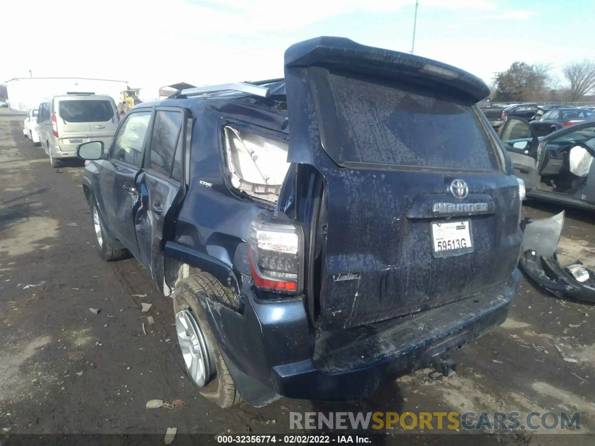 6 Photograph of a damaged car JTEEU5JR7M5245872 TOYOTA 4RUNNER 2021