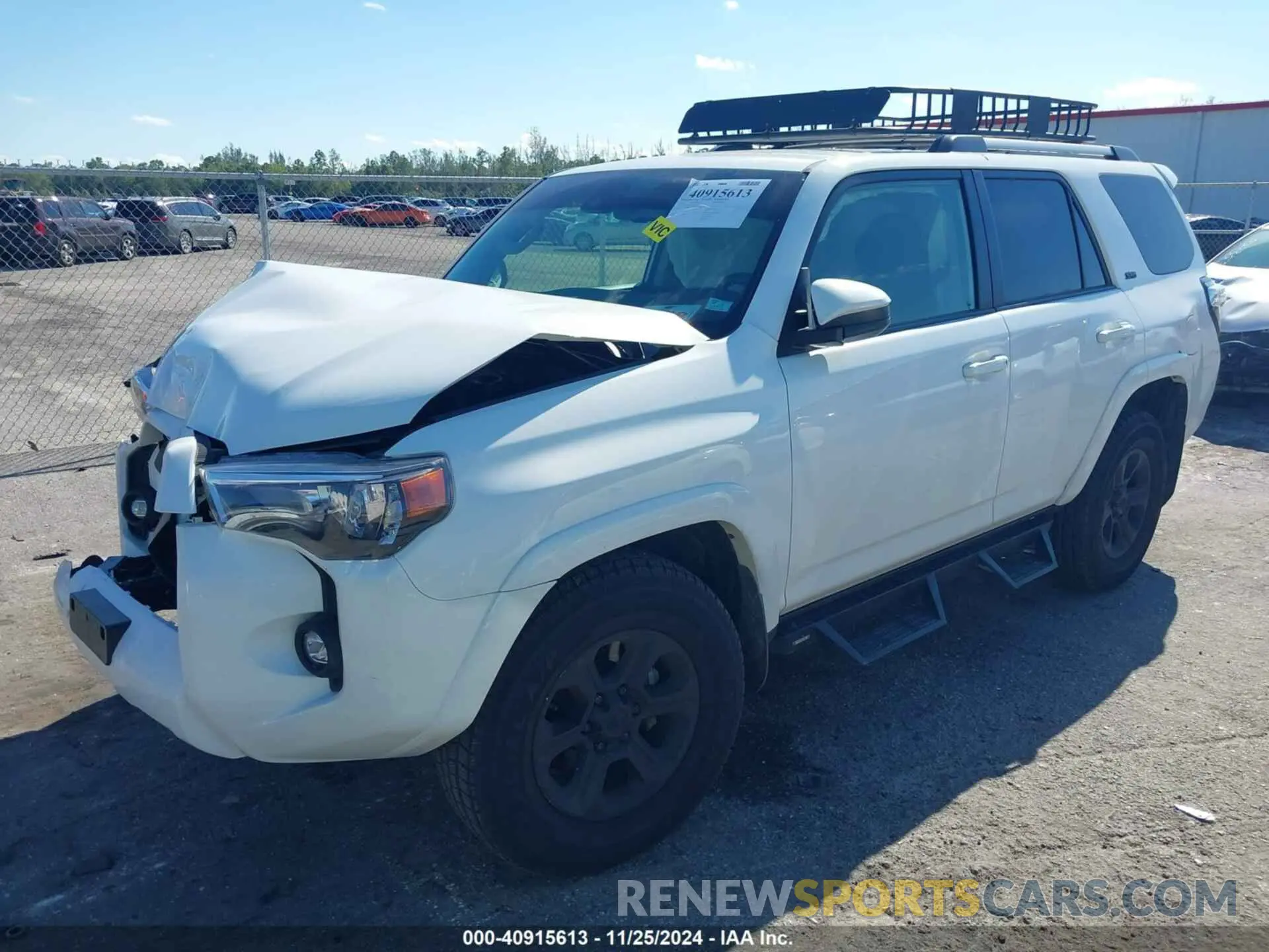 2 Photograph of a damaged car JTEEU5JR7M5249971 TOYOTA 4RUNNER 2021