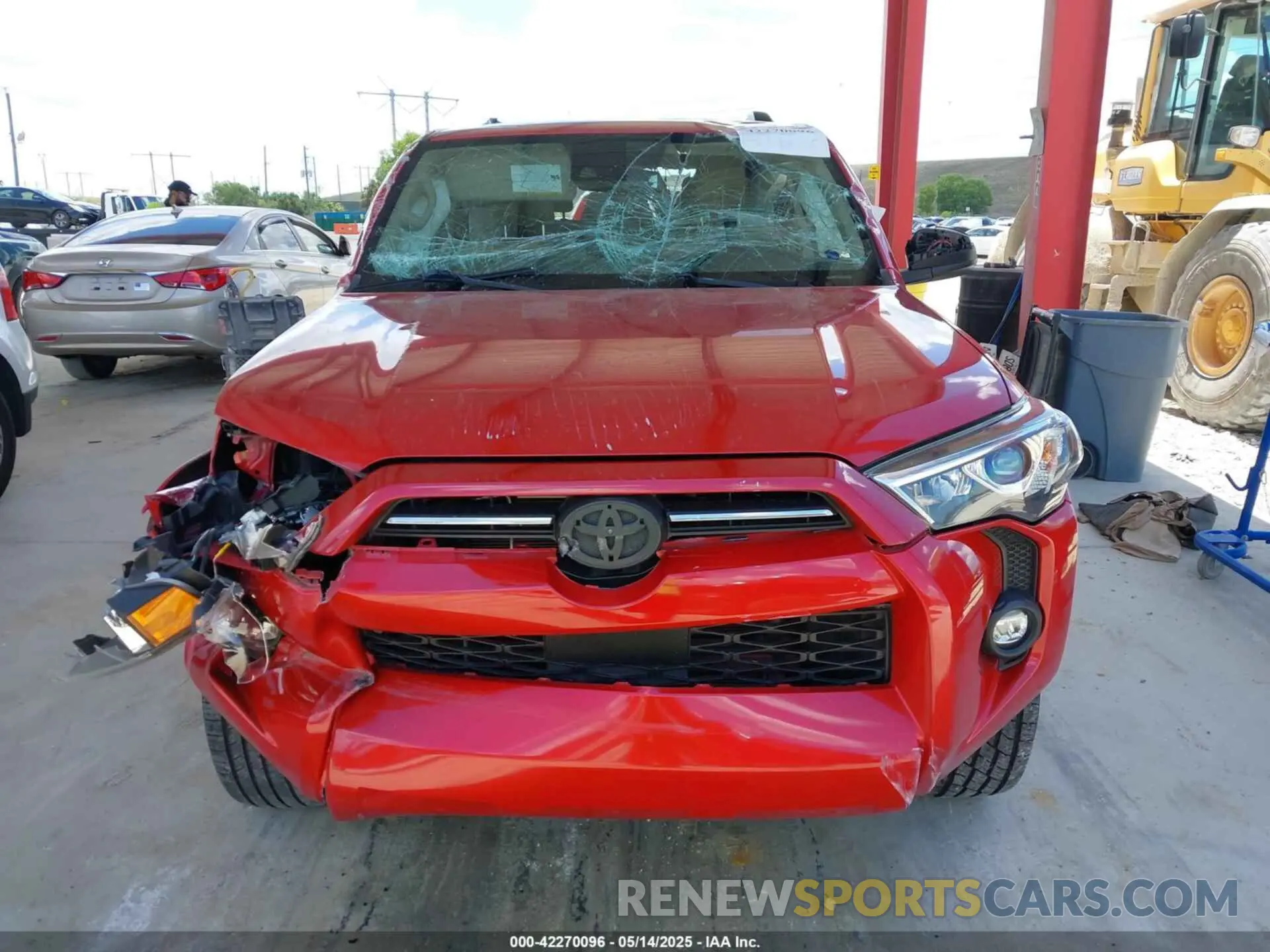 6 Photograph of a damaged car JTEEU5JR9M5232380 TOYOTA 4RUNNER 2021