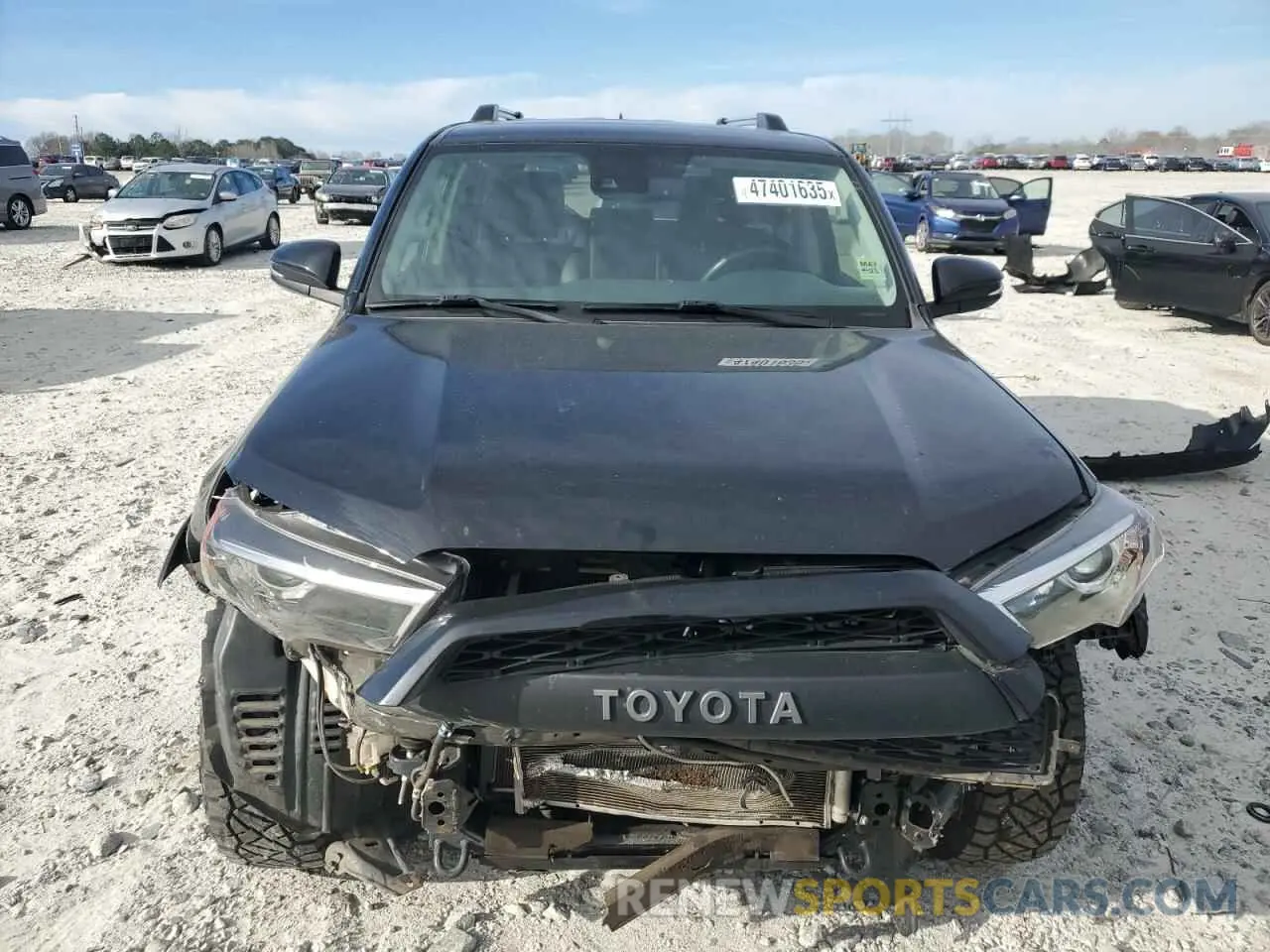 5 Photograph of a damaged car JTEFU5JR6M5229344 TOYOTA 4RUNNER 2021