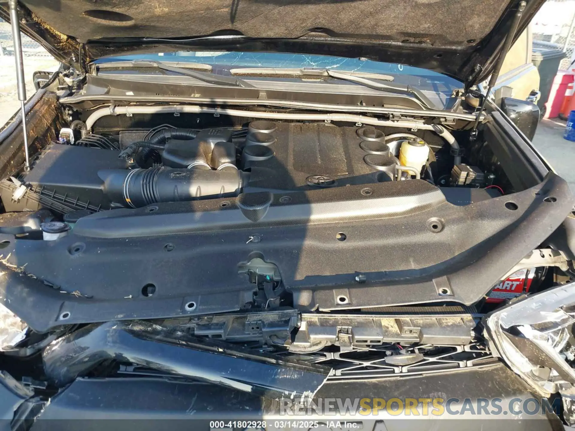 10 Photograph of a damaged car JTEFU5JR6M5240537 TOYOTA 4RUNNER 2021