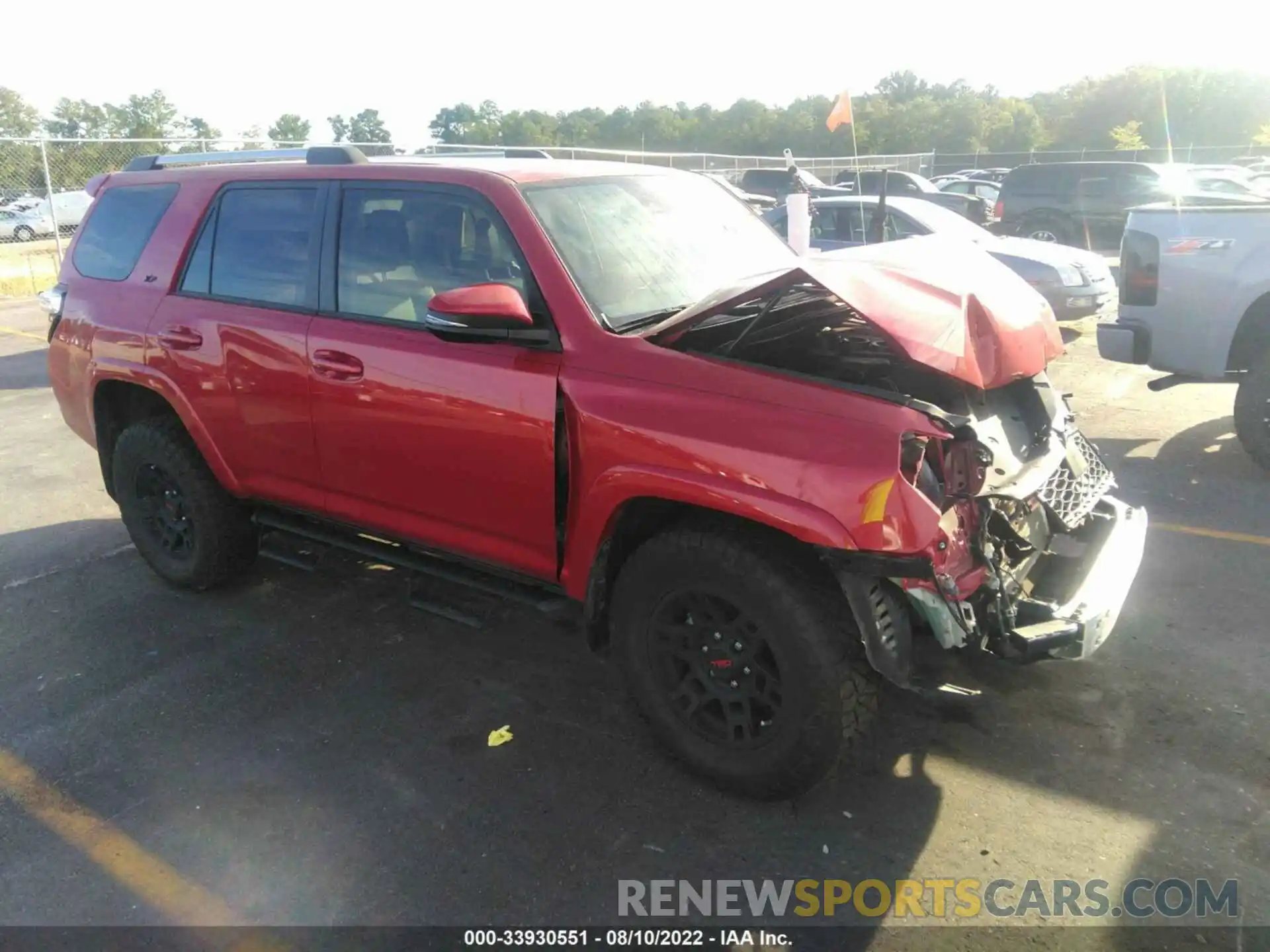 1 Photograph of a damaged car JTEFU5JR7M5231586 TOYOTA 4RUNNER 2021