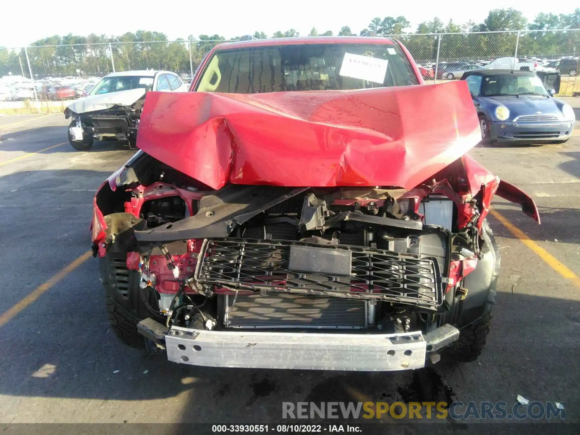 6 Photograph of a damaged car JTEFU5JR7M5231586 TOYOTA 4RUNNER 2021