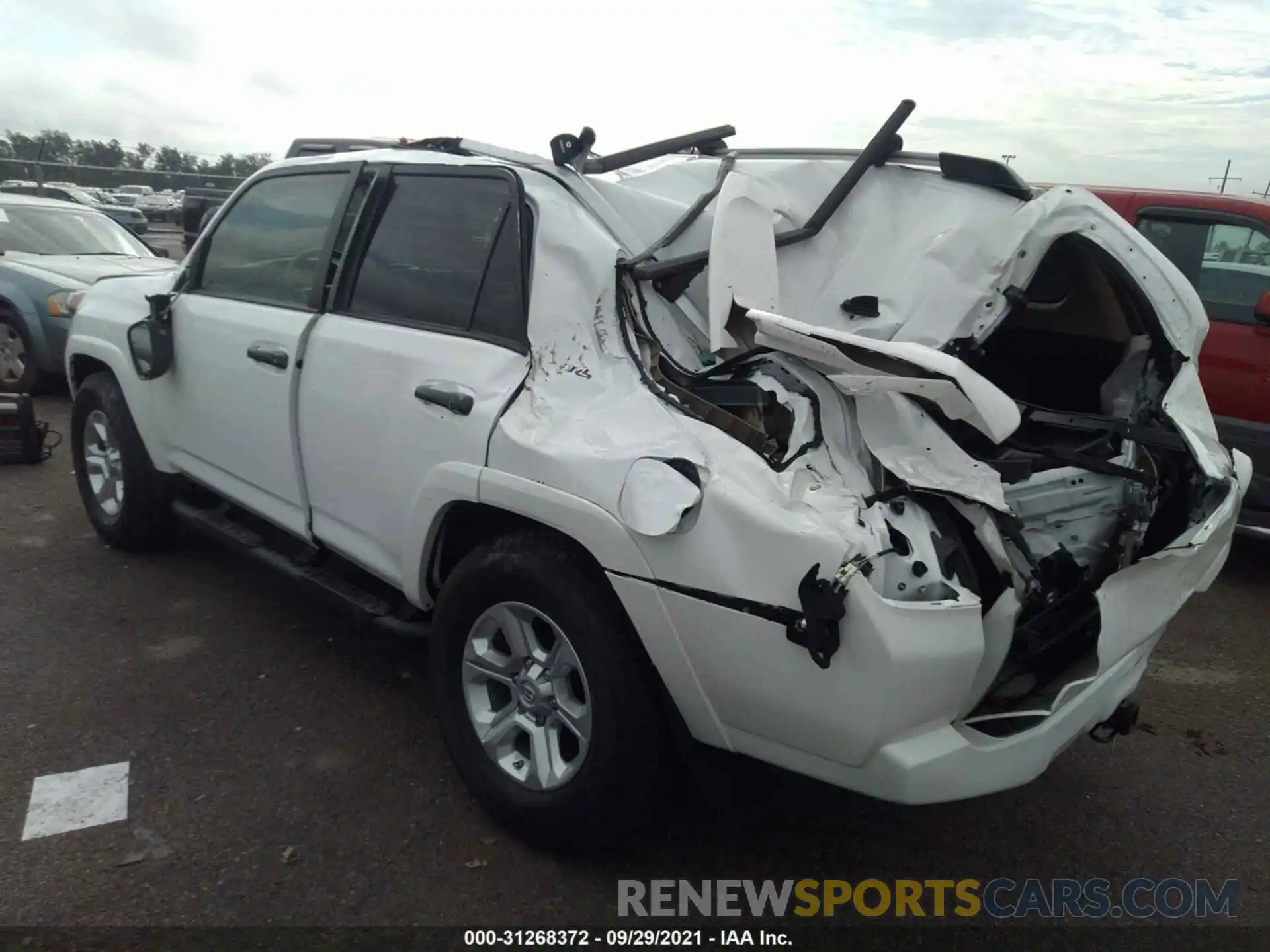 3 Photograph of a damaged car JTEFU5JR7M5235430 TOYOTA 4RUNNER 2021