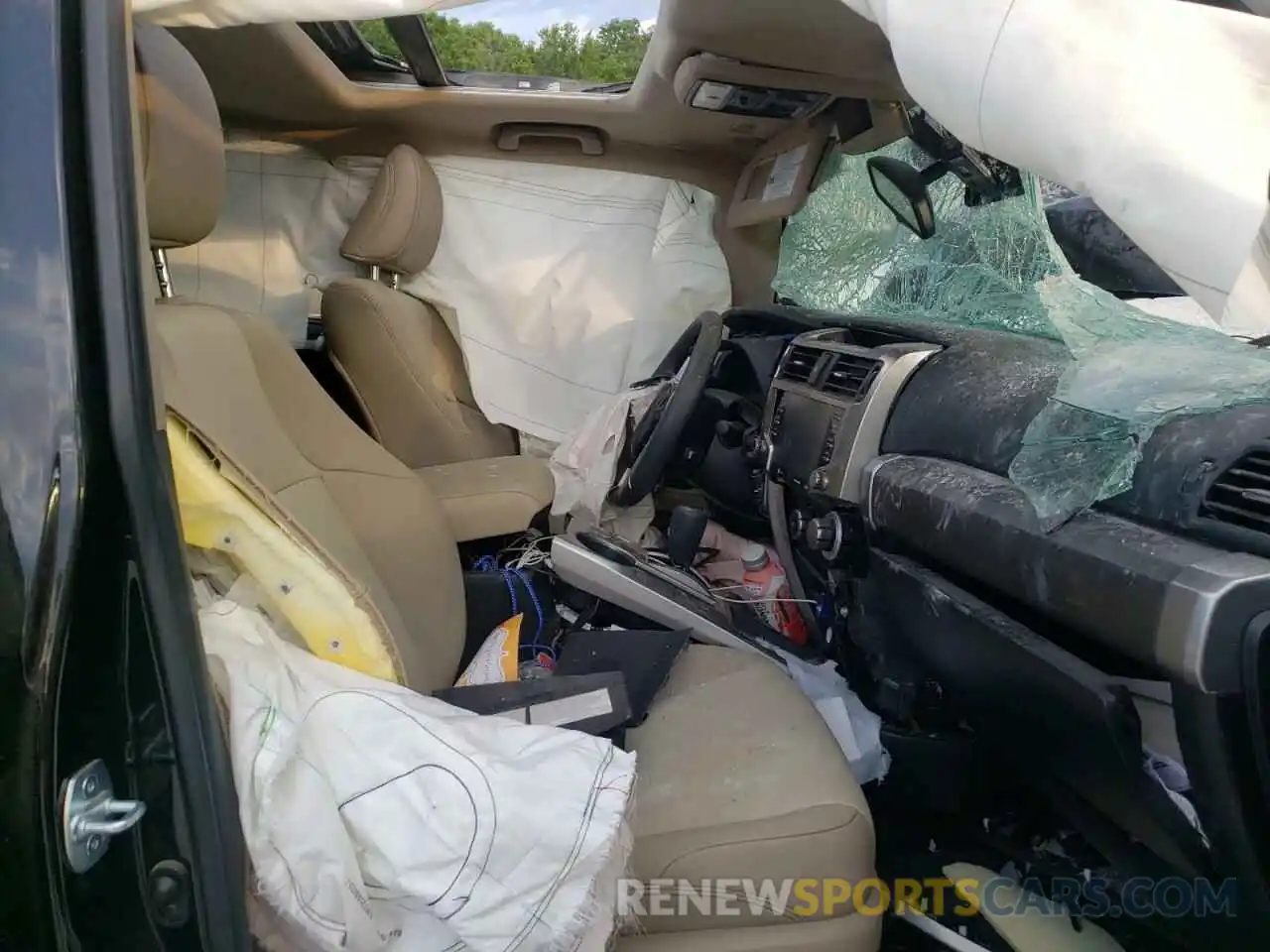 5 Photograph of a damaged car JTEFU5JR7M5244385 TOYOTA 4RUNNER 2021