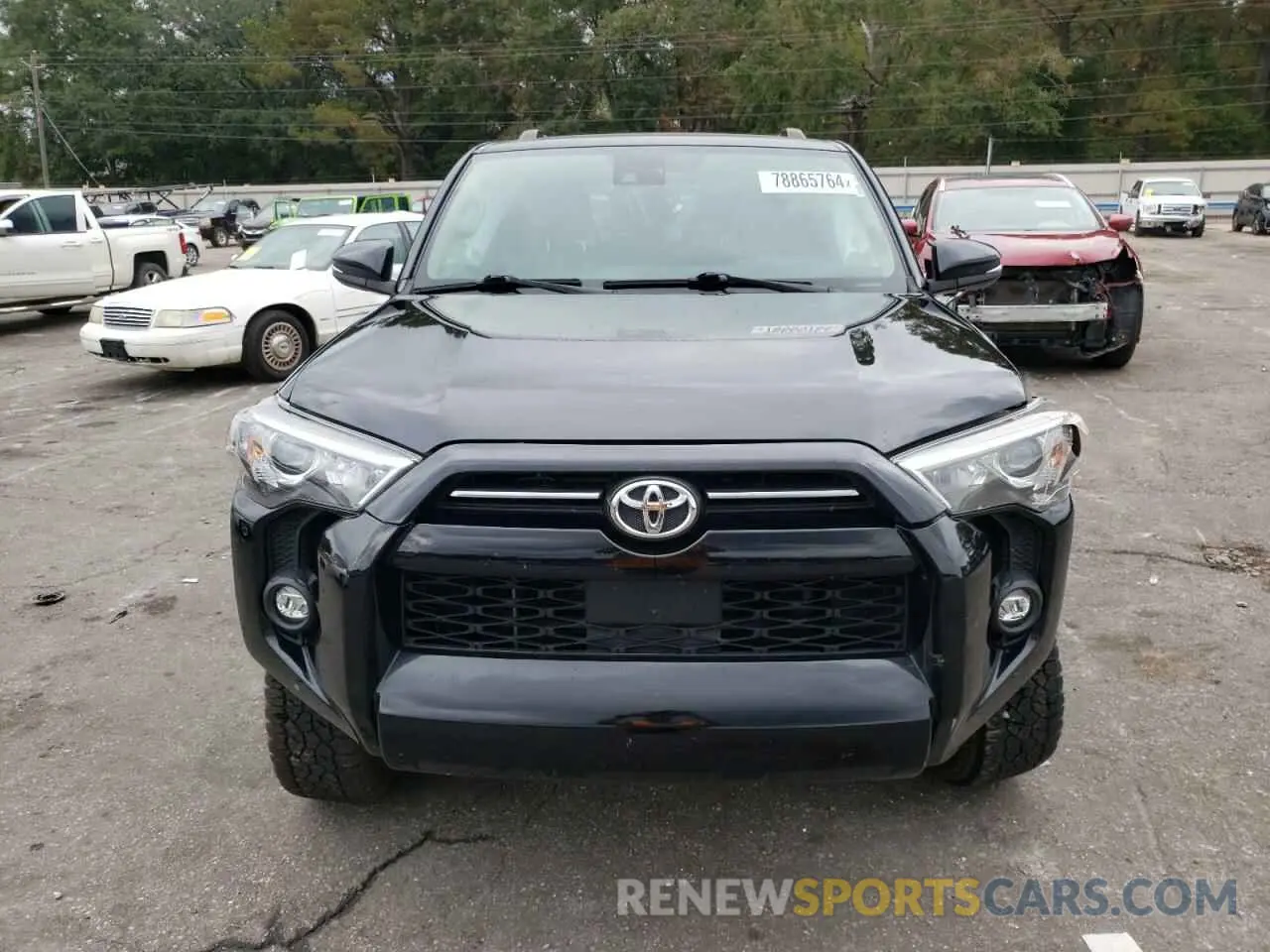 5 Photograph of a damaged car JTEFU5JR8M5242306 TOYOTA 4RUNNER 2021