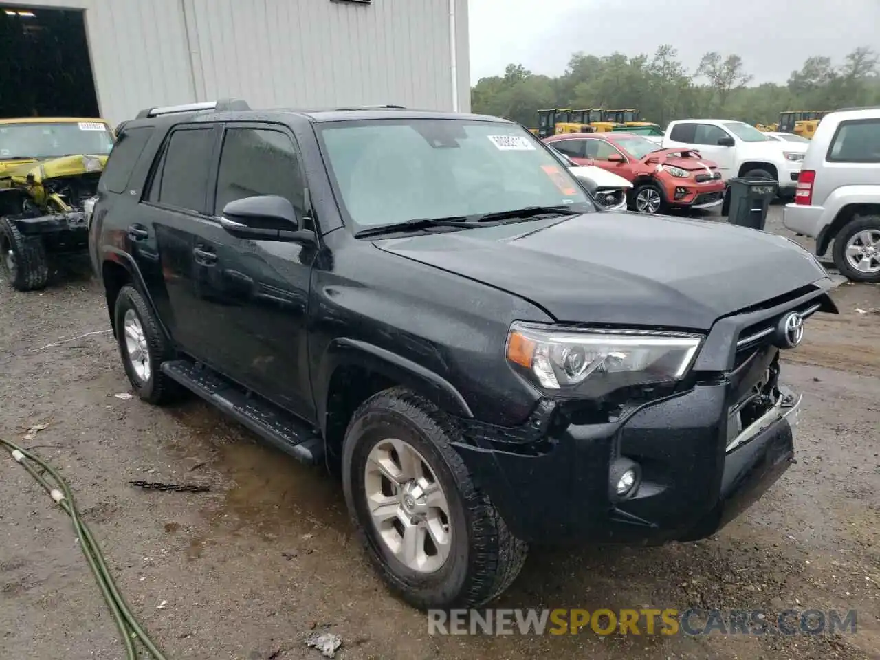 1 Photograph of a damaged car JTEFU5JR9M5235588 TOYOTA 4RUNNER 2021