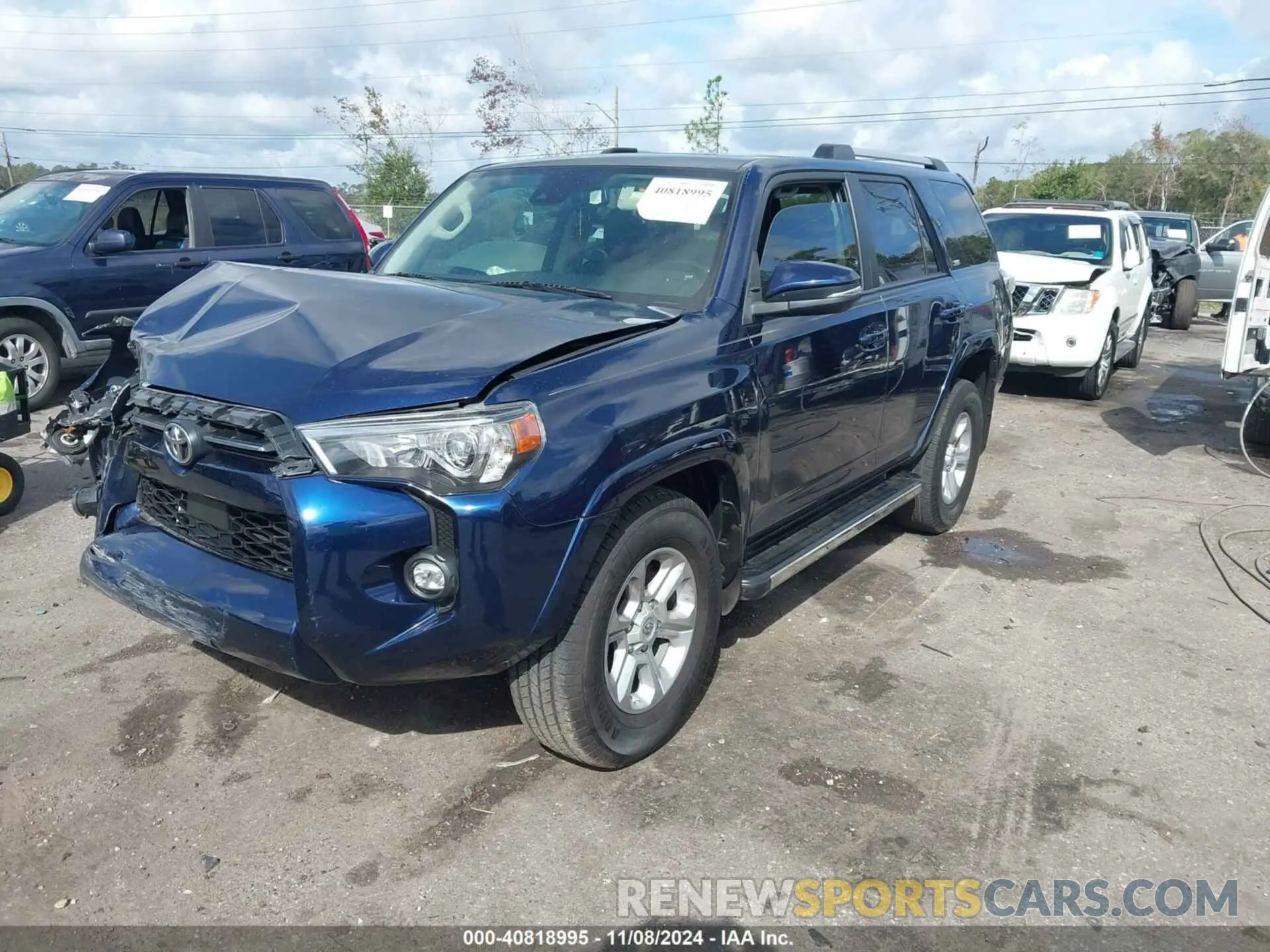 2 Photograph of a damaged car JTEFU5JR9M5238006 TOYOTA 4RUNNER 2021