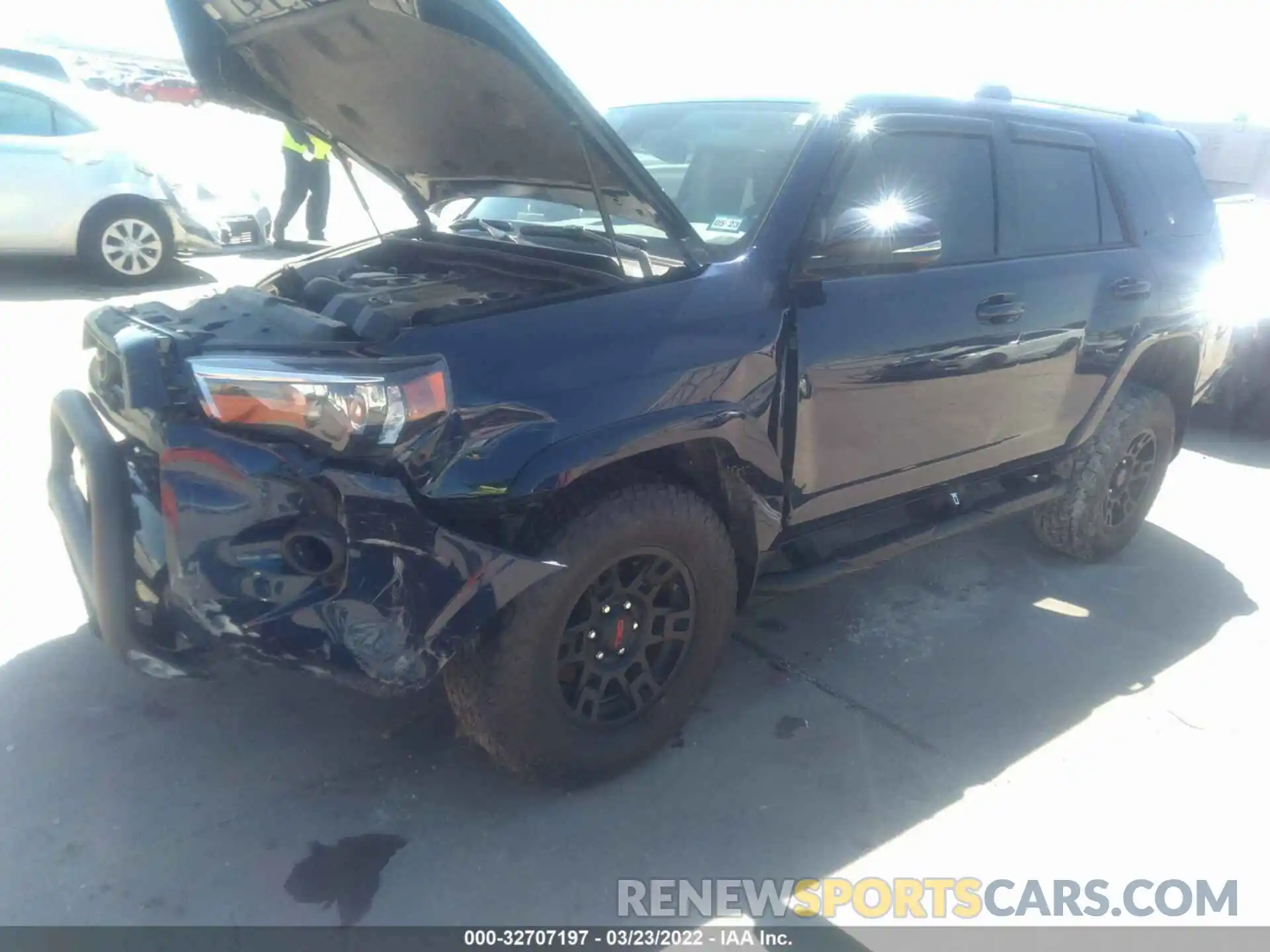 2 Photograph of a damaged car JTEFU5JRXM5243053 TOYOTA 4RUNNER 2021