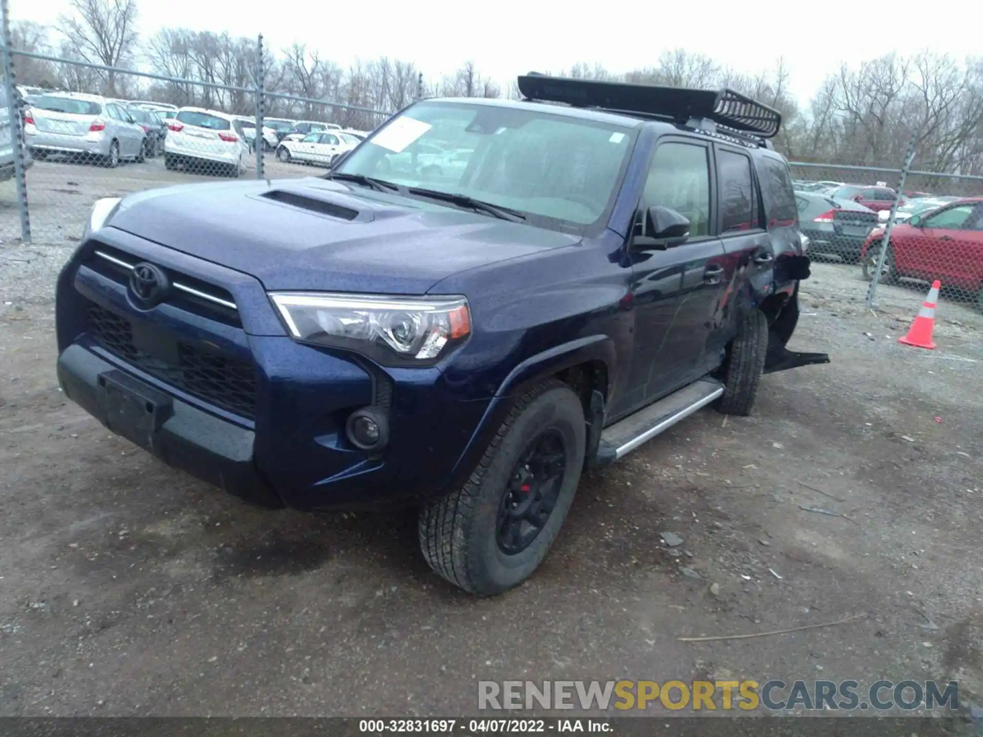 2 Photograph of a damaged car JTEHU5JR0M5896757 TOYOTA 4RUNNER 2021