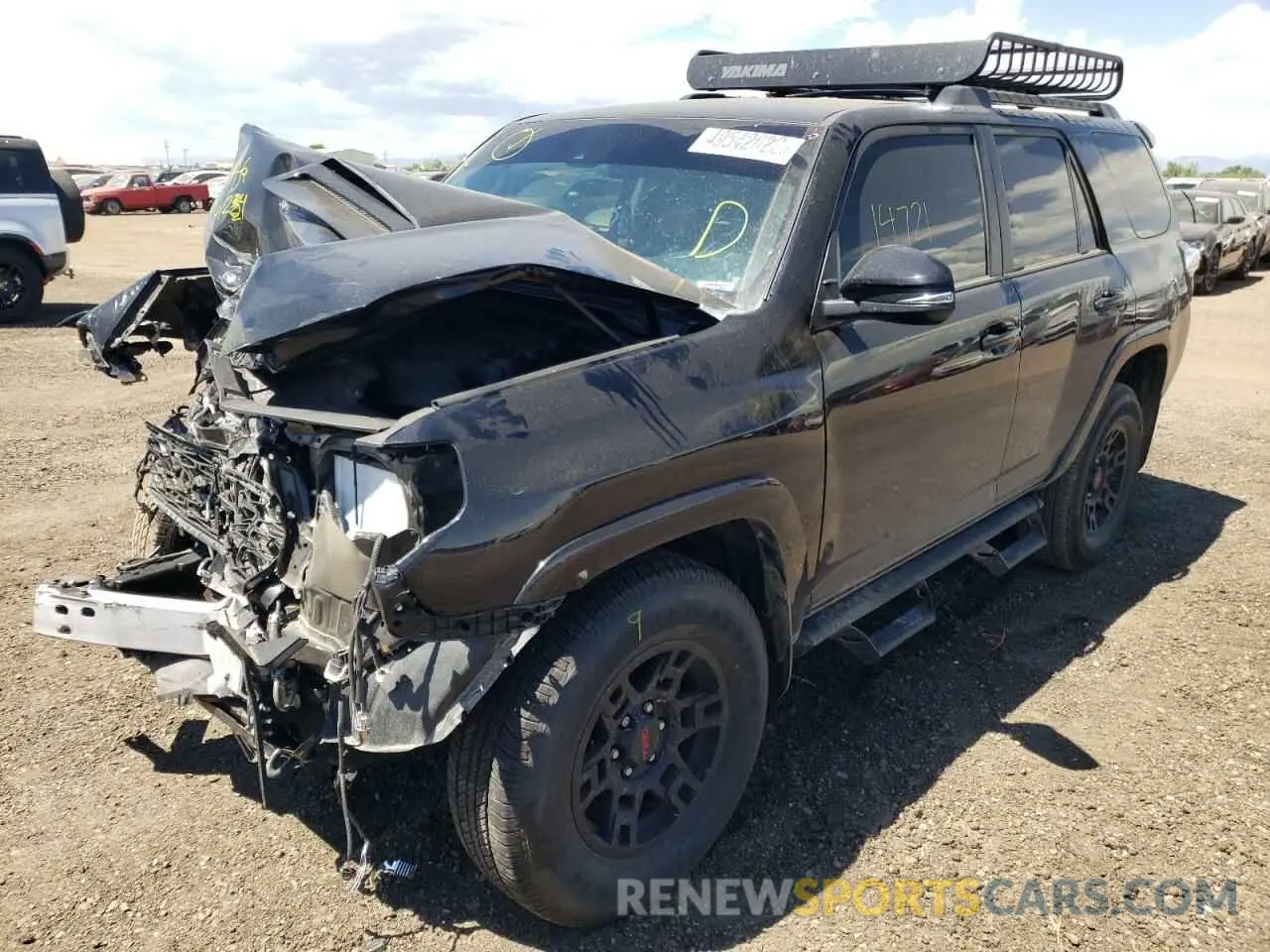 2 Photograph of a damaged car JTEHU5JR1M5943133 TOYOTA 4RUNNER 2021