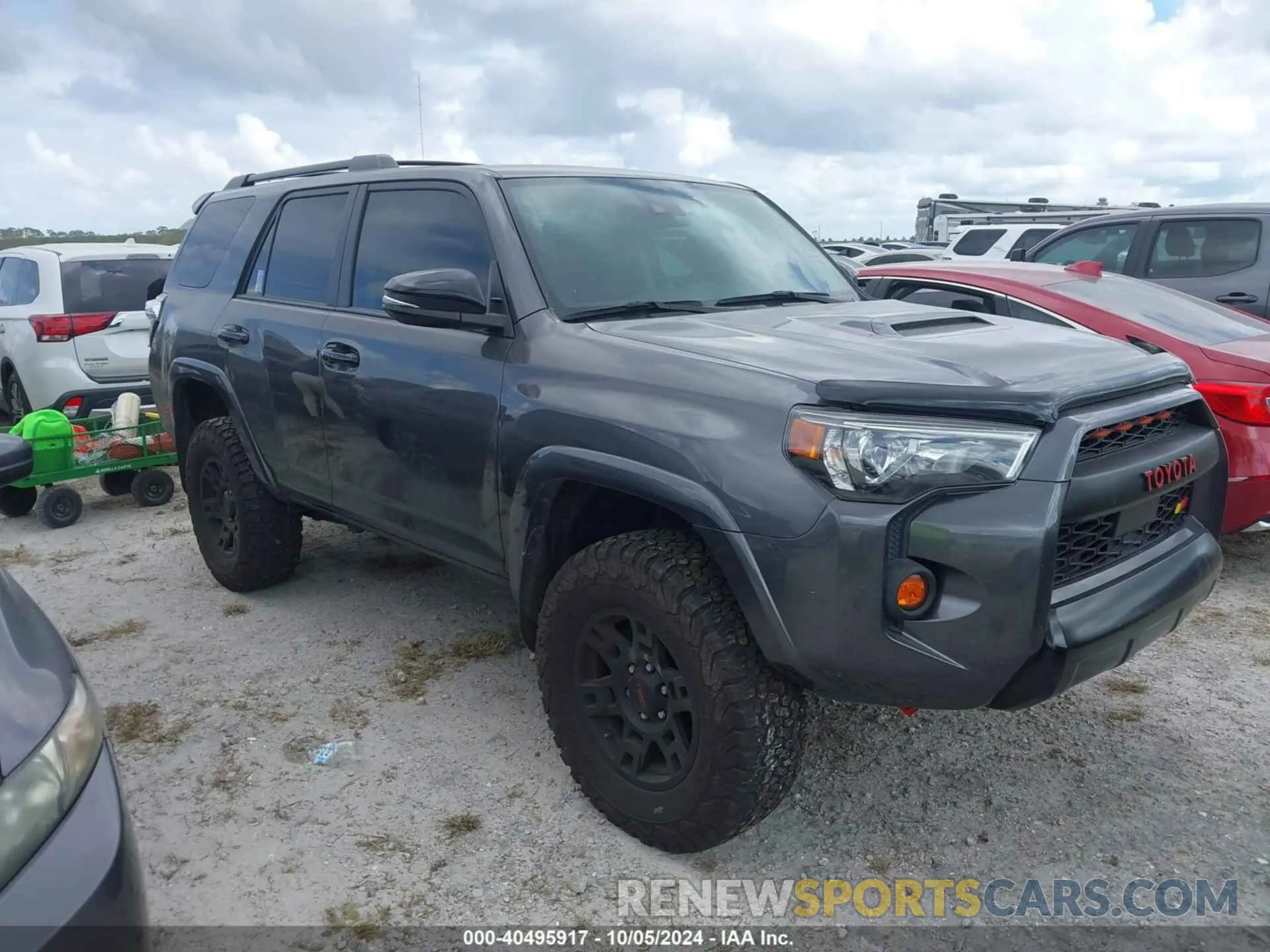 1 Photograph of a damaged car JTEHU5JR3M5873764 TOYOTA 4RUNNER 2021