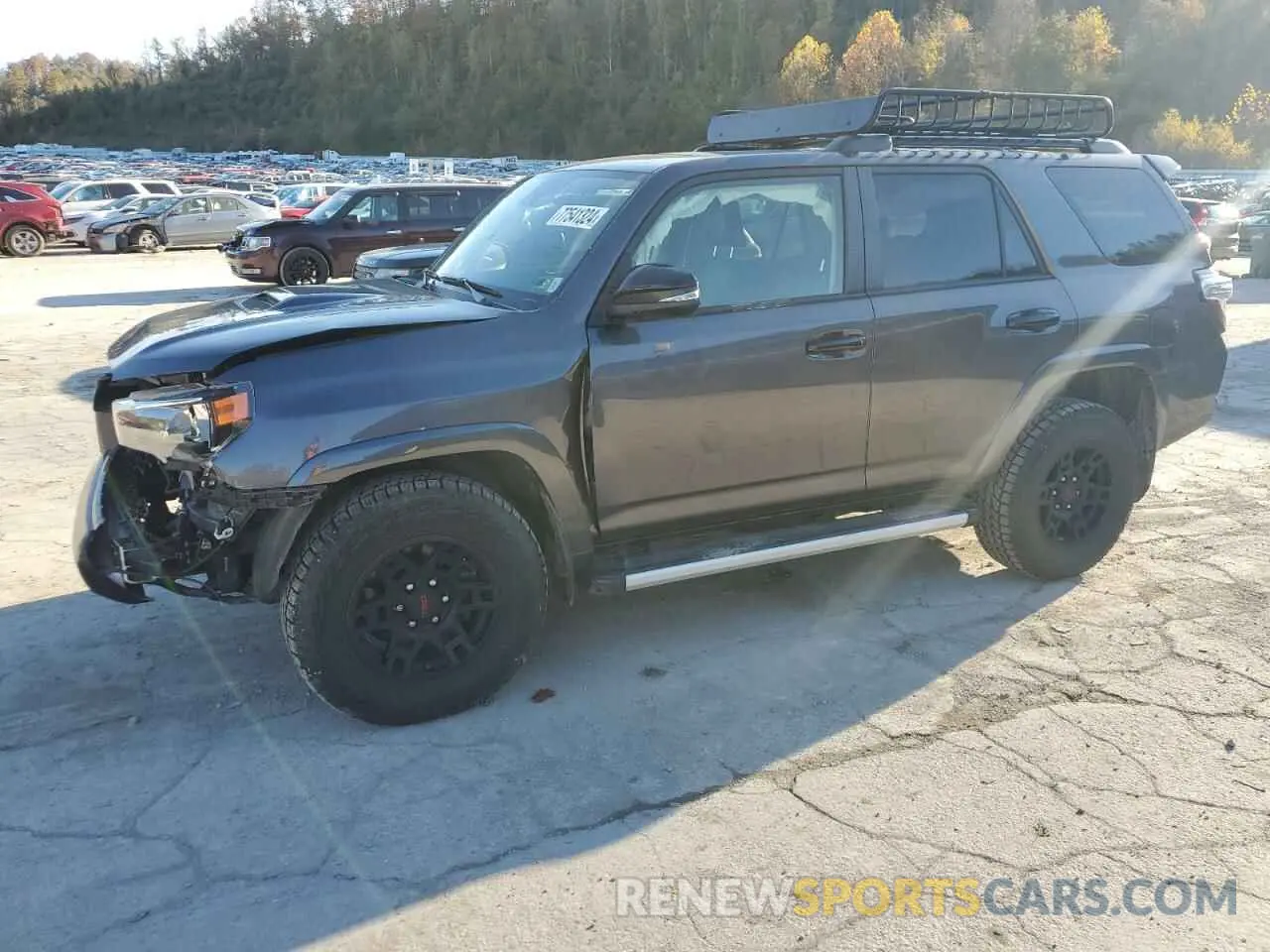 1 Photograph of a damaged car JTEHU5JR4M5957107 TOYOTA 4RUNNER 2021
