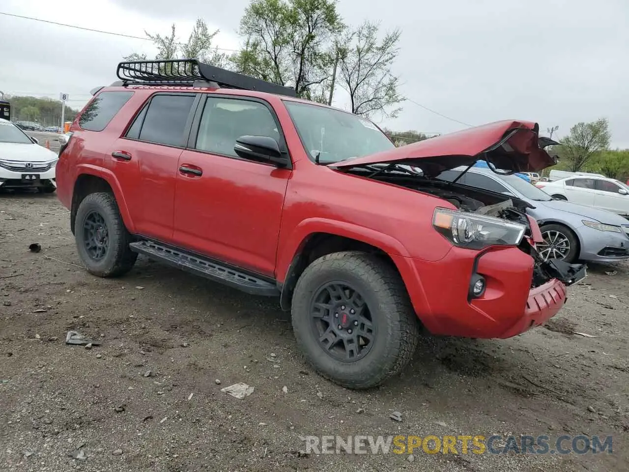 4 Photograph of a damaged car JTEHU5JR5M5854150 TOYOTA 4RUNNER 2021