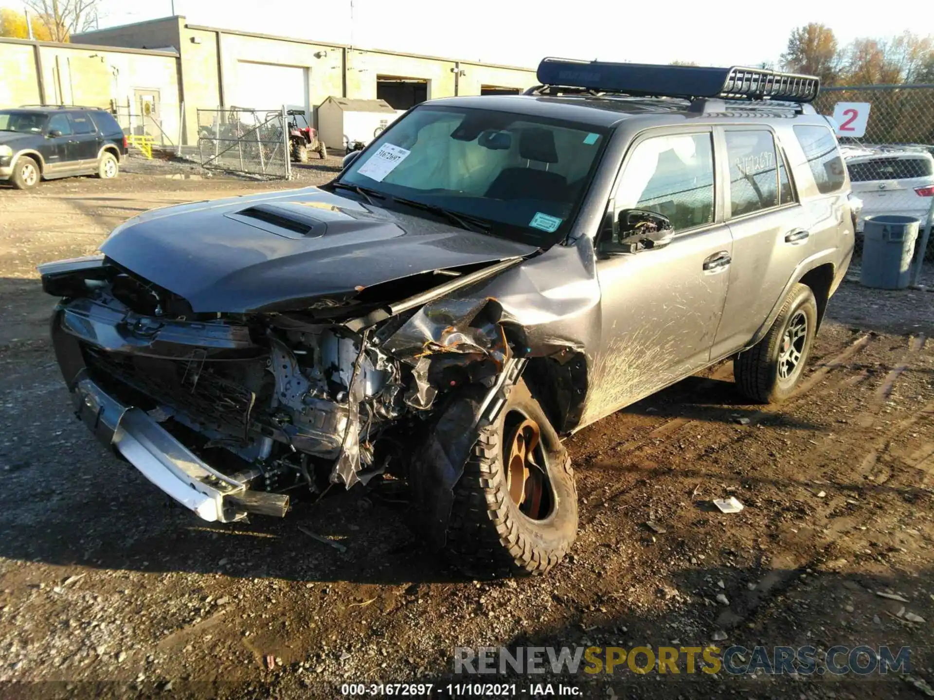 2 Photograph of a damaged car JTEHU5JR5M5927842 TOYOTA 4RUNNER 2021