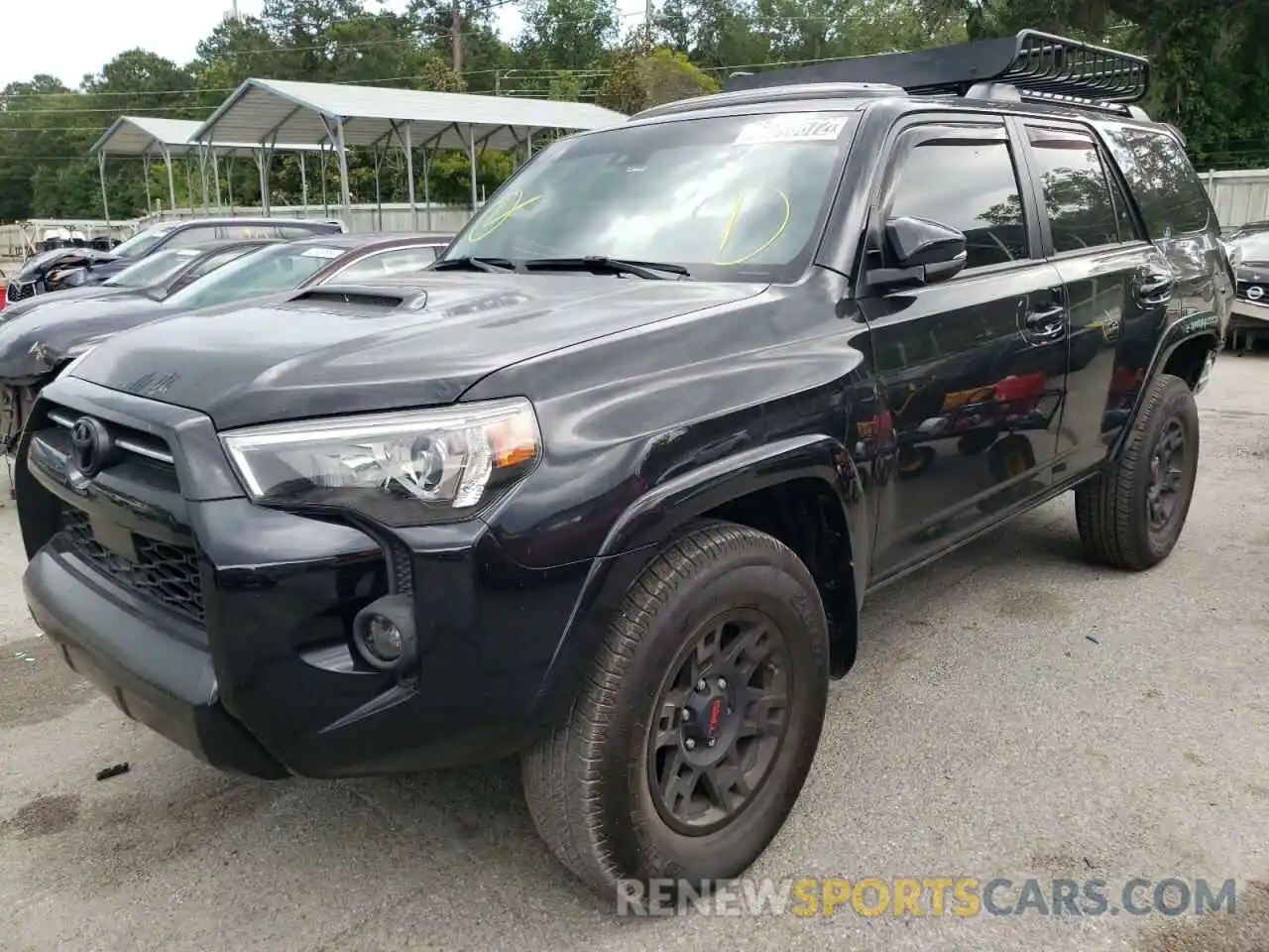 2 Photograph of a damaged car JTEHU5JR6M5874584 TOYOTA 4RUNNER 2021