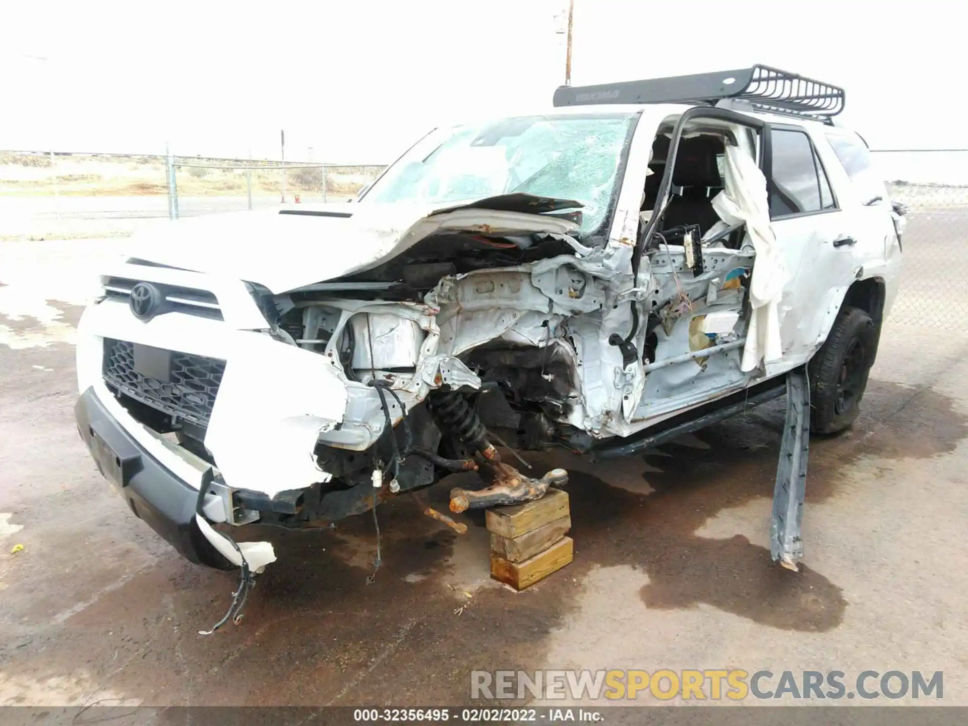 2 Photograph of a damaged car JTEHU5JR6M5909849 TOYOTA 4RUNNER 2021