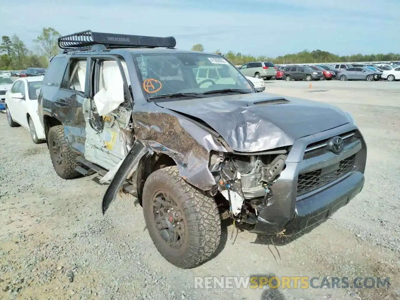 1 Photograph of a damaged car JTEHU5JR6M5961224 TOYOTA 4RUNNER 2021