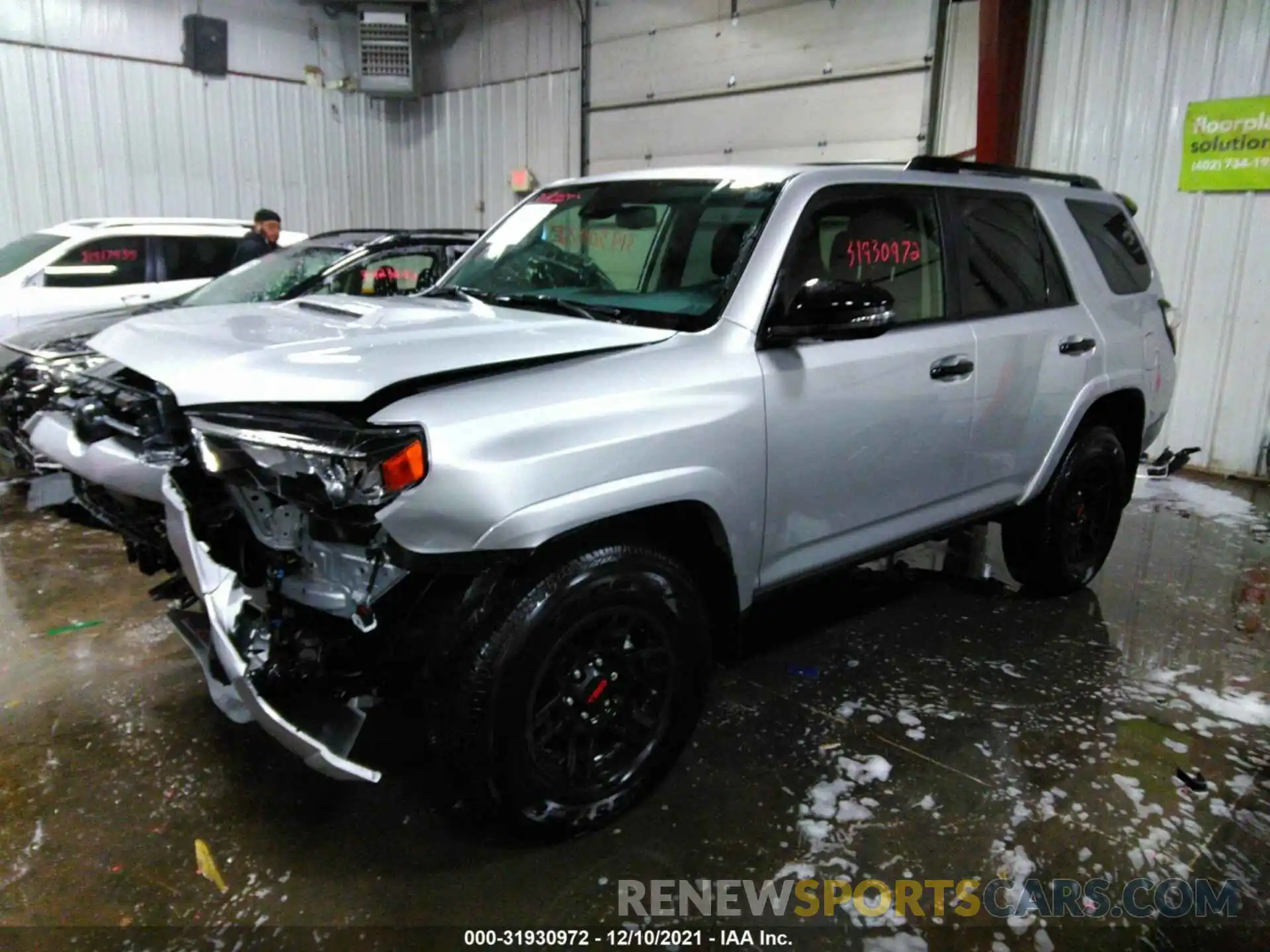 2 Photograph of a damaged car JTEHU5JR7M5926918 TOYOTA 4RUNNER 2021