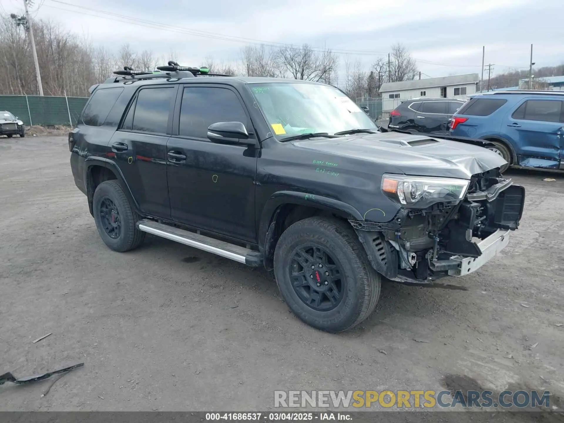 1 Photograph of a damaged car JTEHU5JRXM5969553 TOYOTA 4RUNNER 2021