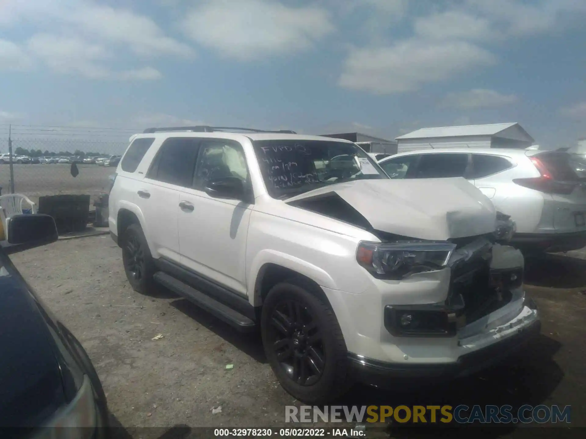 1 Photograph of a damaged car JTEJU5JR0M5964671 TOYOTA 4RUNNER 2021