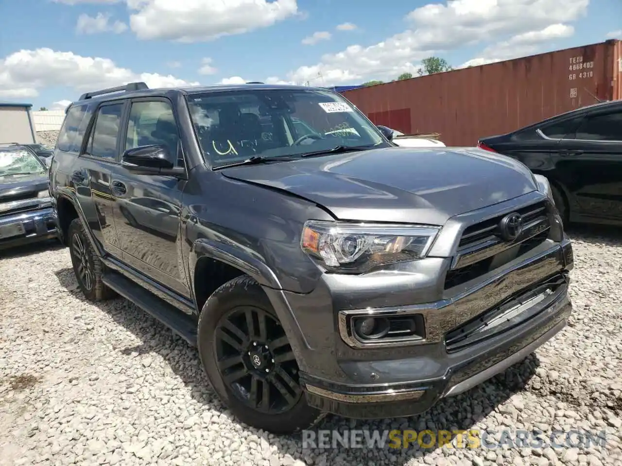 1 Photograph of a damaged car JTEJU5JR3M5853015 TOYOTA 4RUNNER 2021