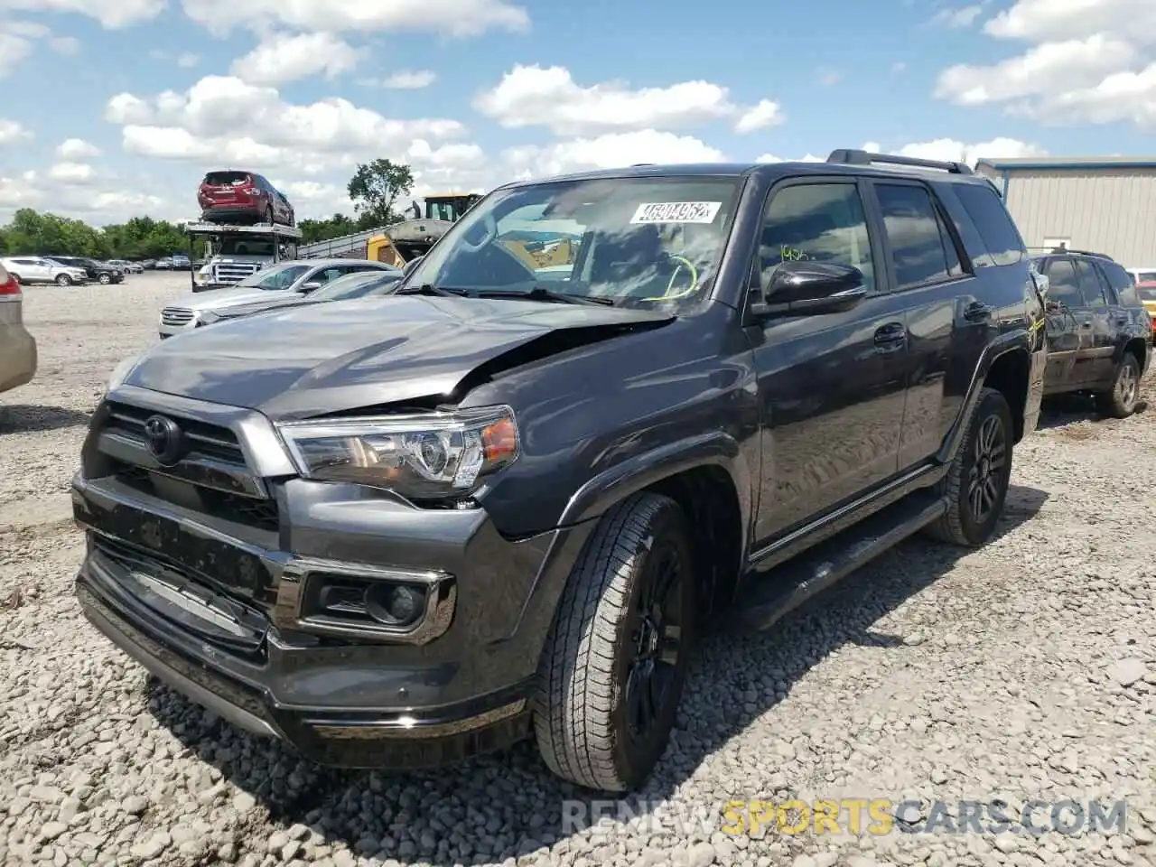 2 Photograph of a damaged car JTEJU5JR3M5853015 TOYOTA 4RUNNER 2021