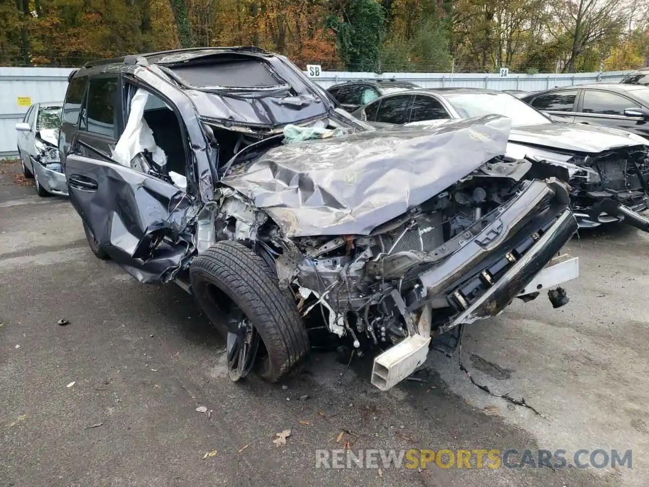 1 Photograph of a damaged car JTEJU5JR3M5892641 TOYOTA 4RUNNER 2021