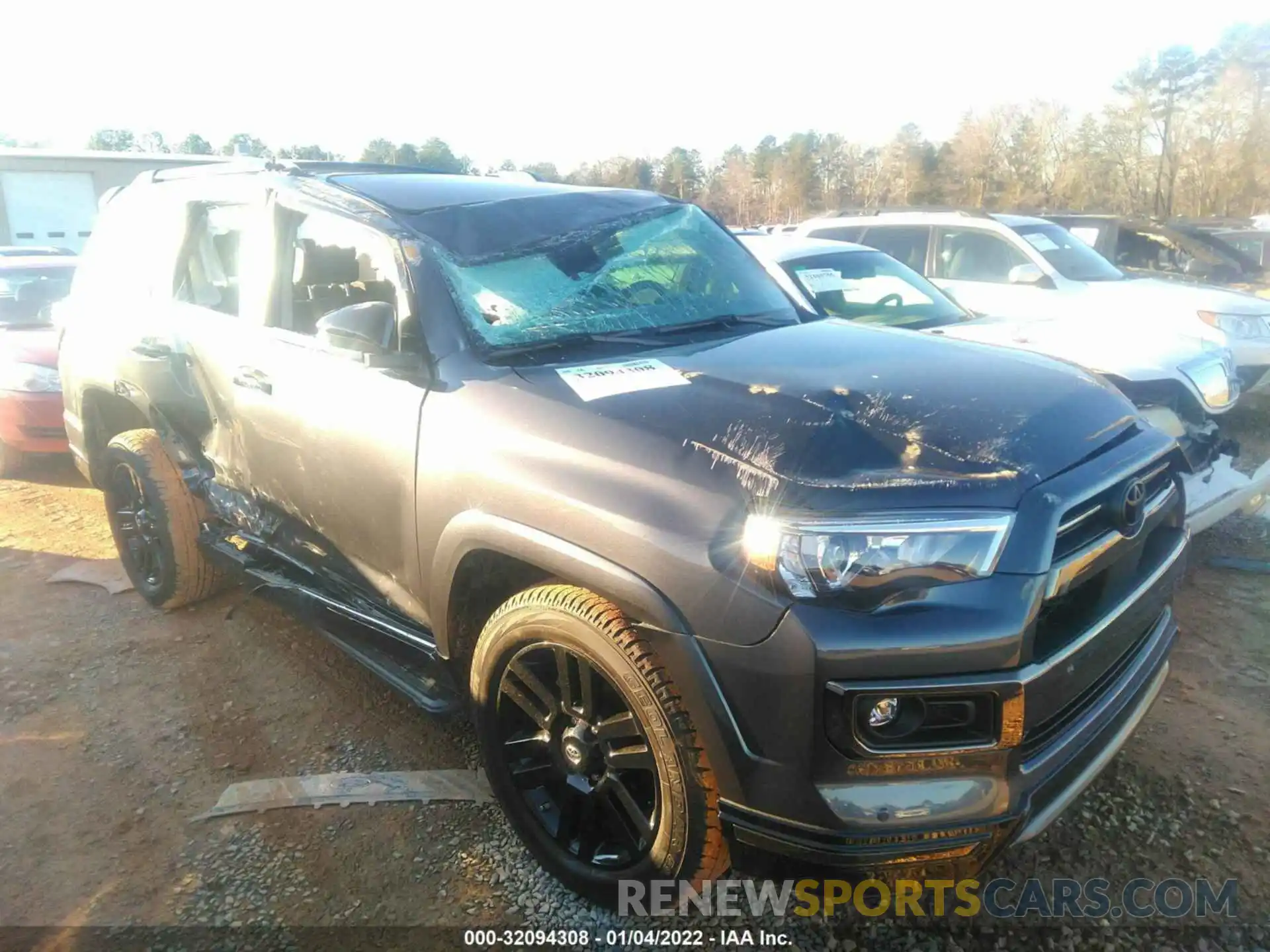 1 Photograph of a damaged car JTEJU5JR7M5943221 TOYOTA 4RUNNER 2021