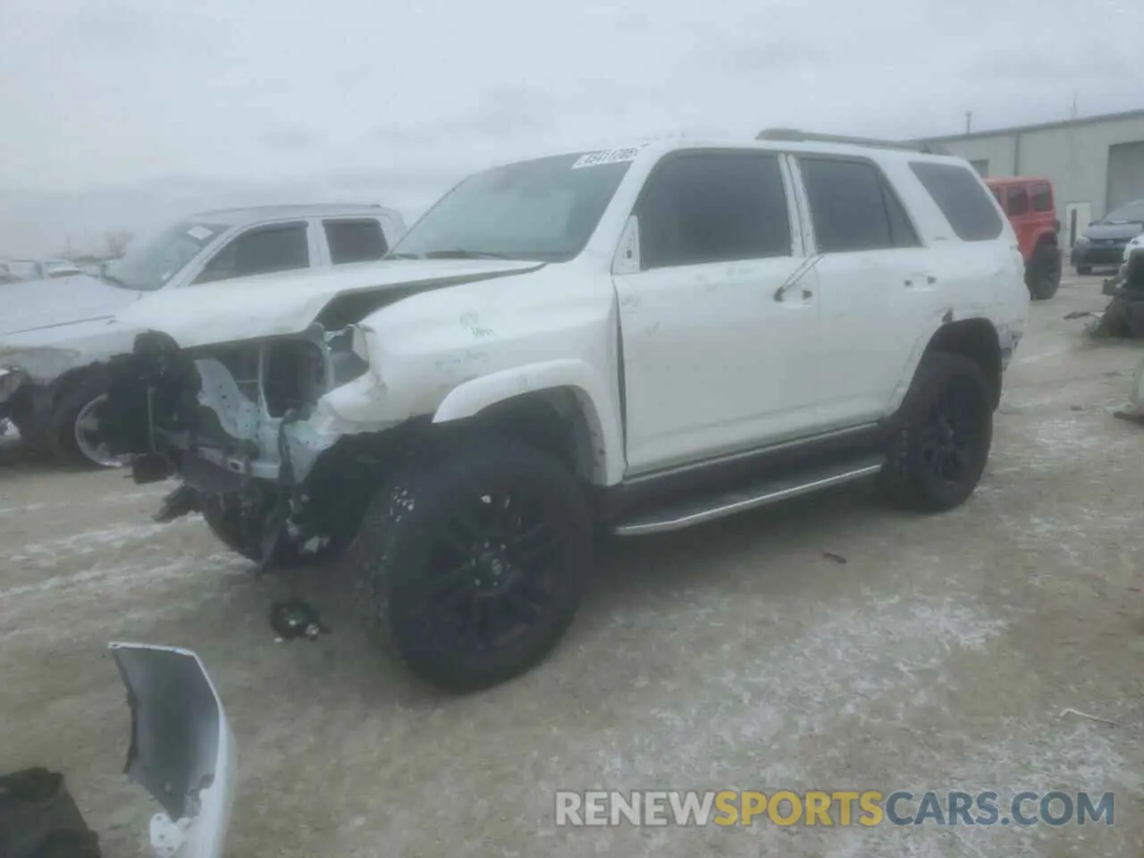 1 Photograph of a damaged car JTEJU5JR8M5843080 TOYOTA 4RUNNER 2021