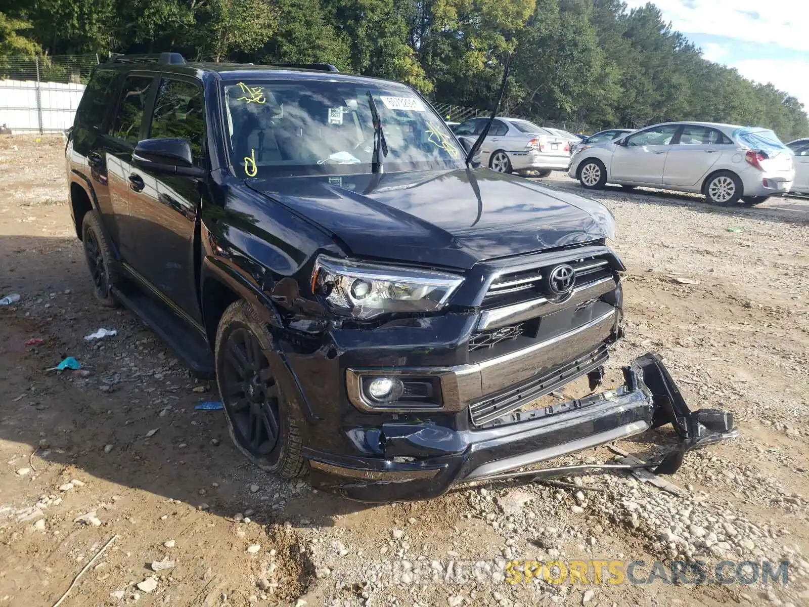 1 Photograph of a damaged car JTEJU5JR8M5948329 TOYOTA 4RUNNER 2021