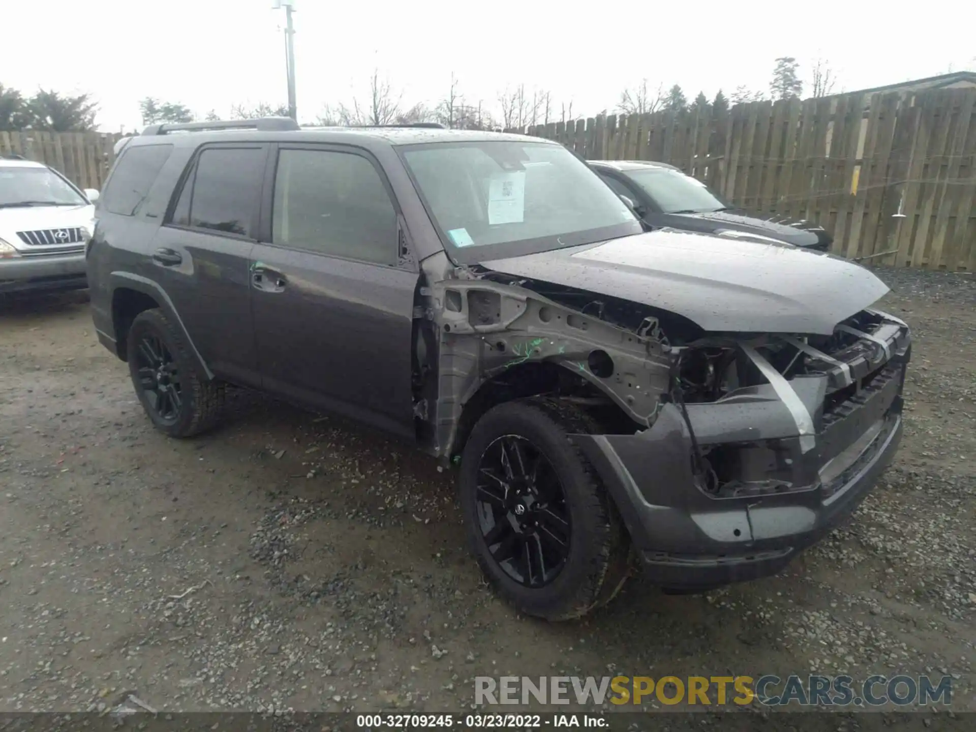 1 Photograph of a damaged car JTEJU5JRXM5865002 TOYOTA 4RUNNER 2021