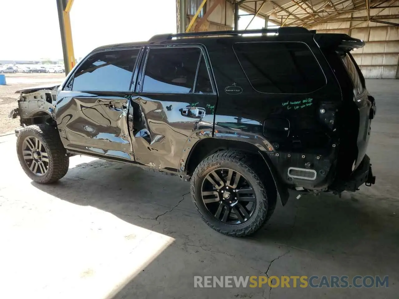 2 Photograph of a damaged car JTEJU5JRXM5879899 TOYOTA 4RUNNER 2021
