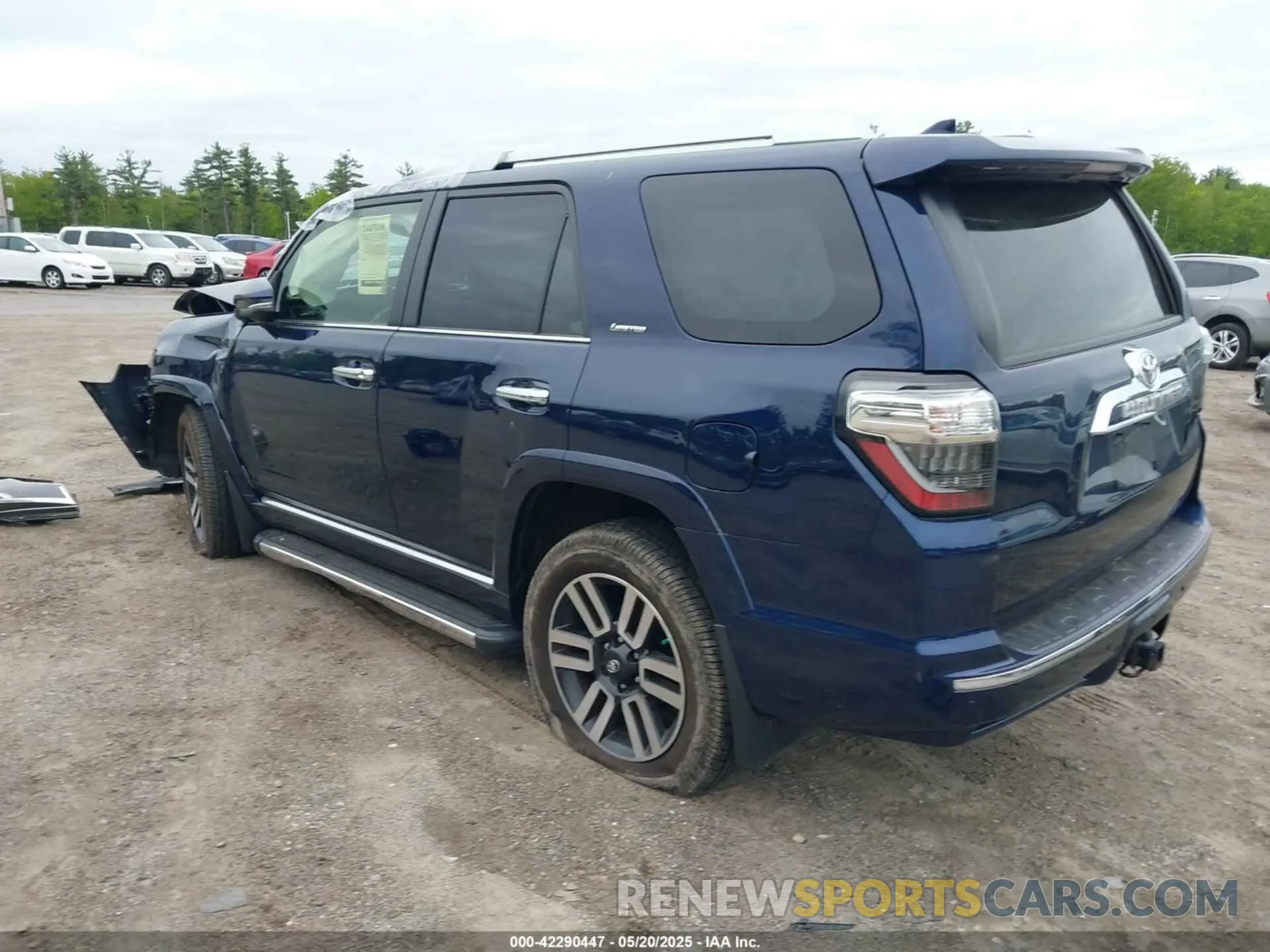 3 Photograph of a damaged car JTEKU5JR0M5855373 TOYOTA 4RUNNER 2021