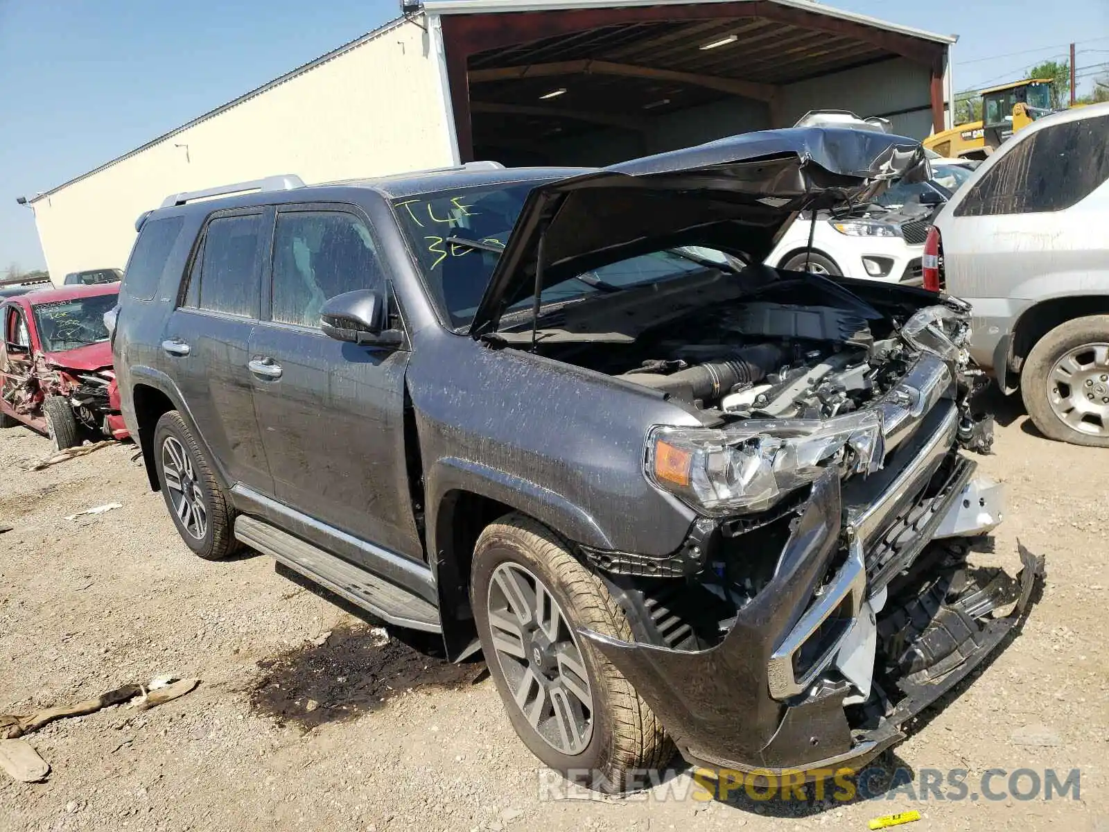 1 Photograph of a damaged car JTEKU5JR0M5872691 TOYOTA 4RUNNER 2021