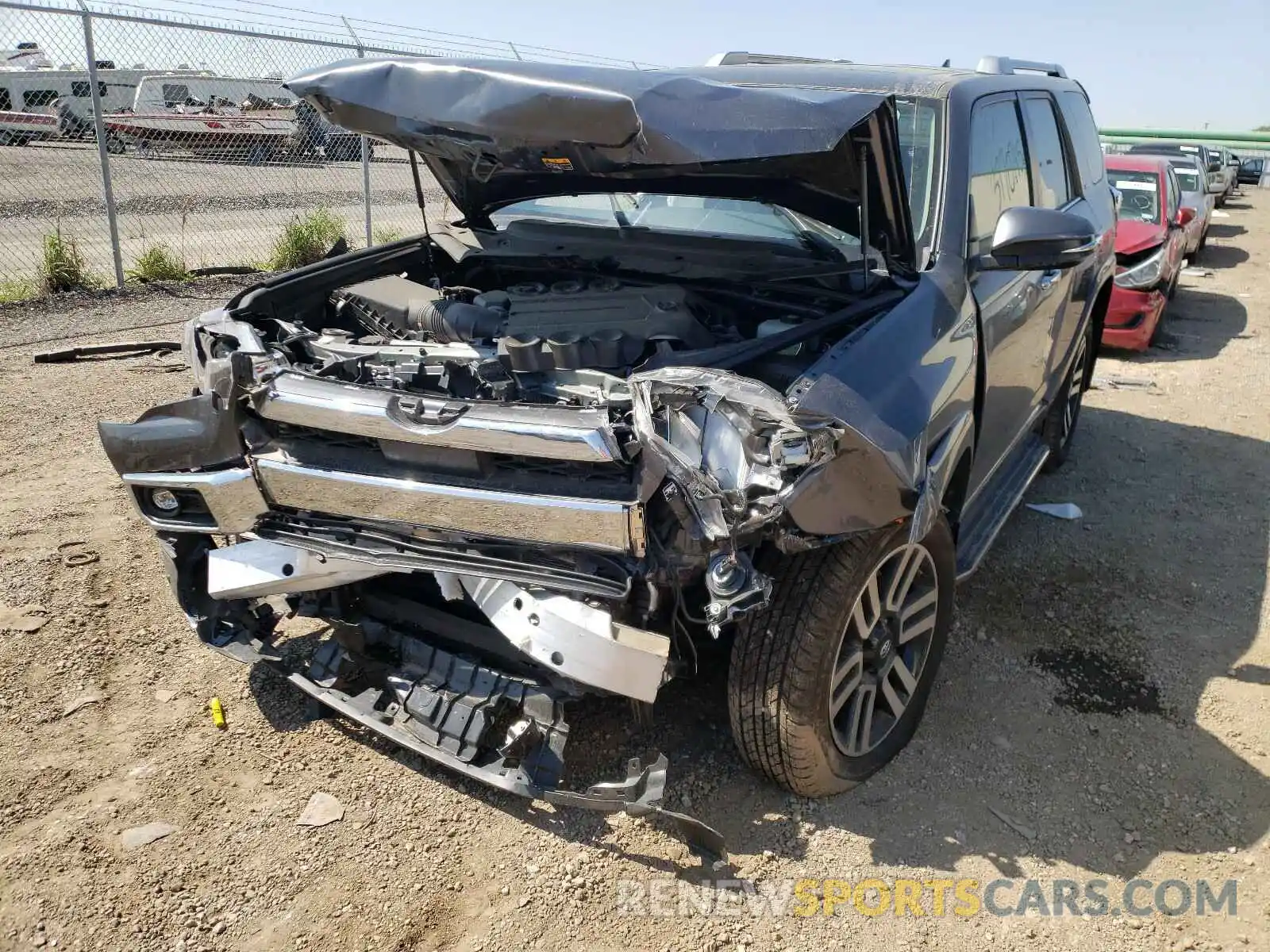 9 Photograph of a damaged car JTEKU5JR0M5872691 TOYOTA 4RUNNER 2021