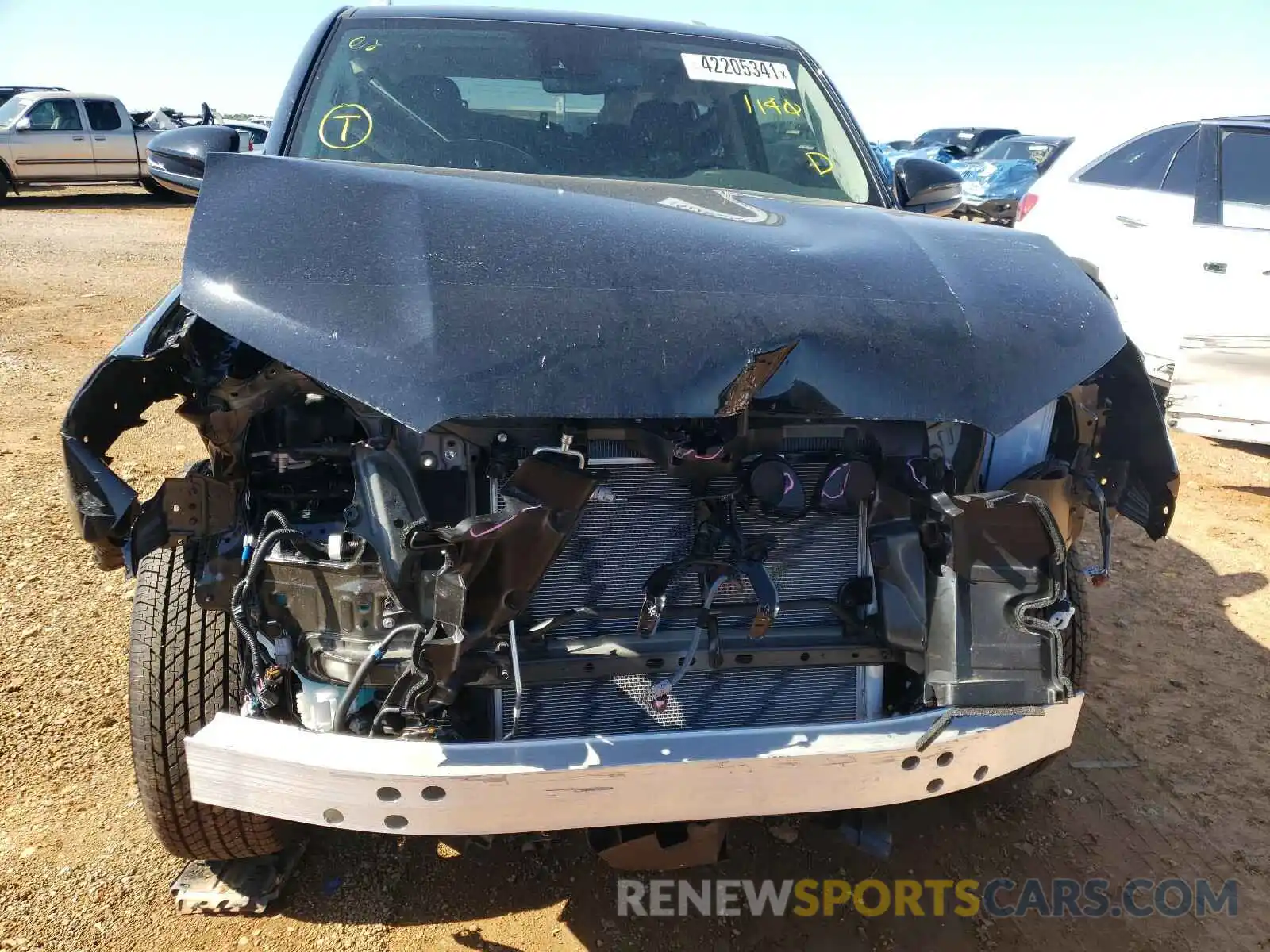 7 Photograph of a damaged car JTEKU5JR0M5901140 TOYOTA 4RUNNER 2021