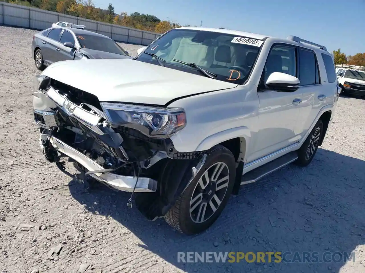 2 Photograph of a damaged car JTEKU5JR1M5858136 TOYOTA 4RUNNER 2021