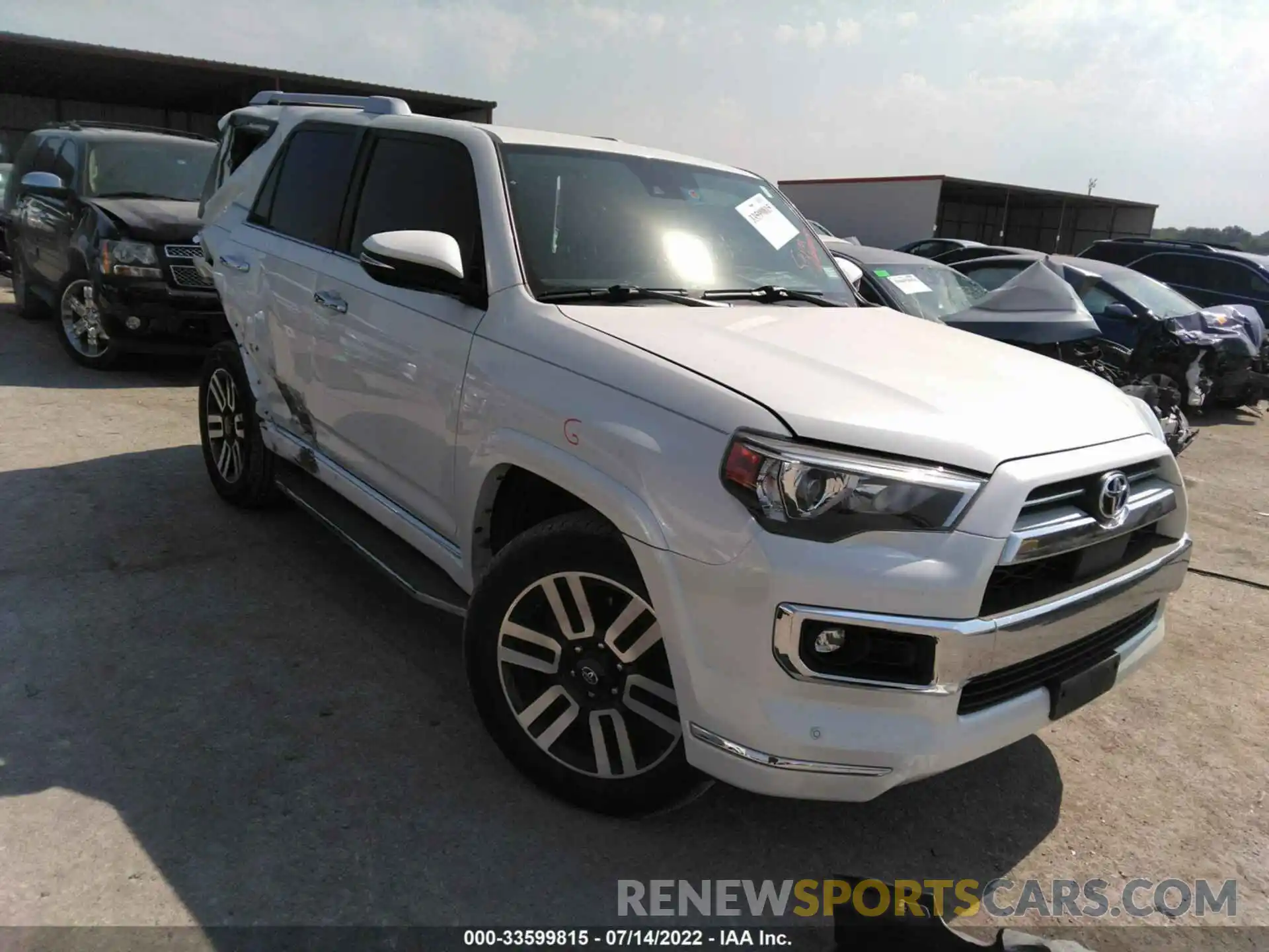 1 Photograph of a damaged car JTEKU5JR1M5889628 TOYOTA 4RUNNER 2021