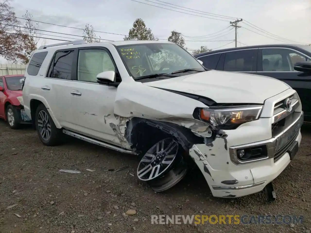 1 Photograph of a damaged car JTEKU5JR2M5963073 TOYOTA 4RUNNER 2021