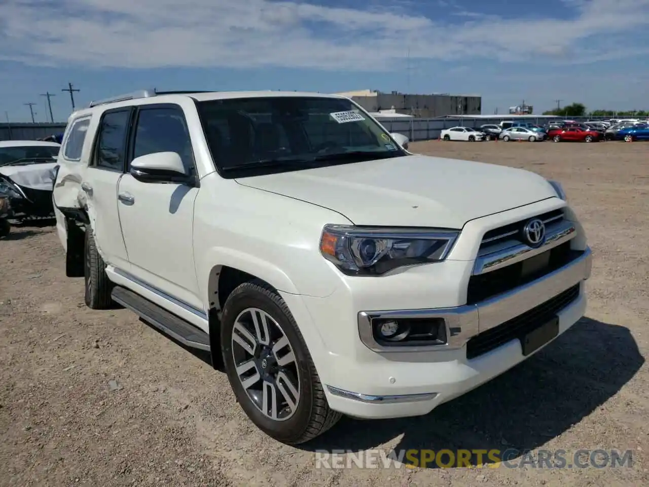 1 Photograph of a damaged car JTEKU5JR3M5881806 TOYOTA 4RUNNER 2021