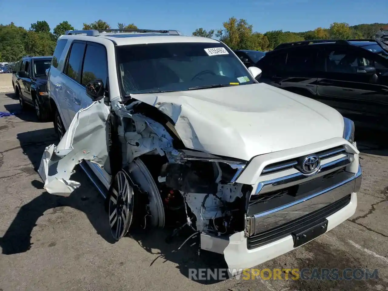 1 Photograph of a damaged car JTEKU5JR3M5926176 TOYOTA 4RUNNER 2021