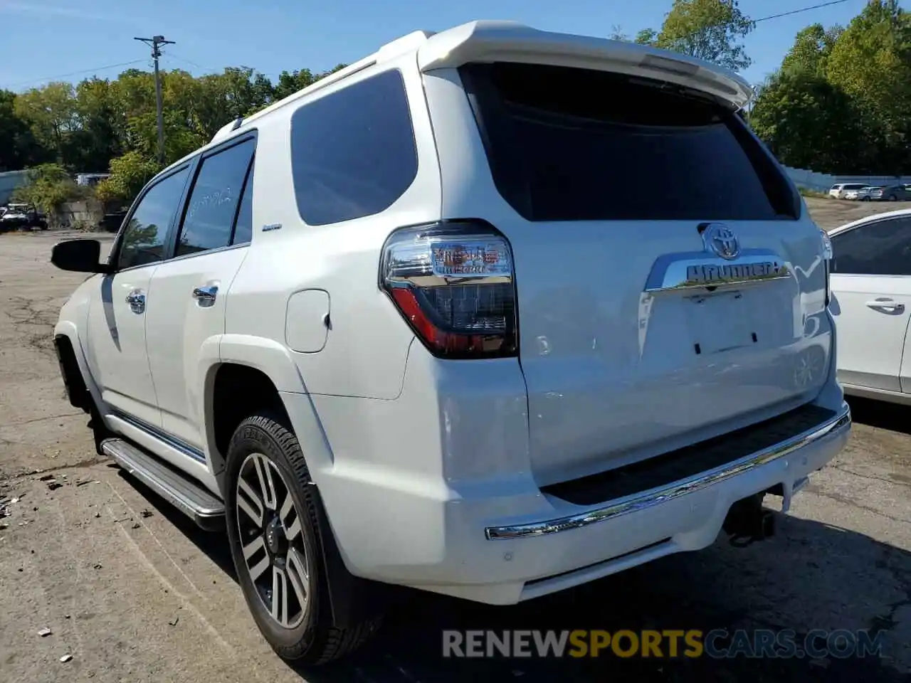 3 Photograph of a damaged car JTEKU5JR3M5926176 TOYOTA 4RUNNER 2021