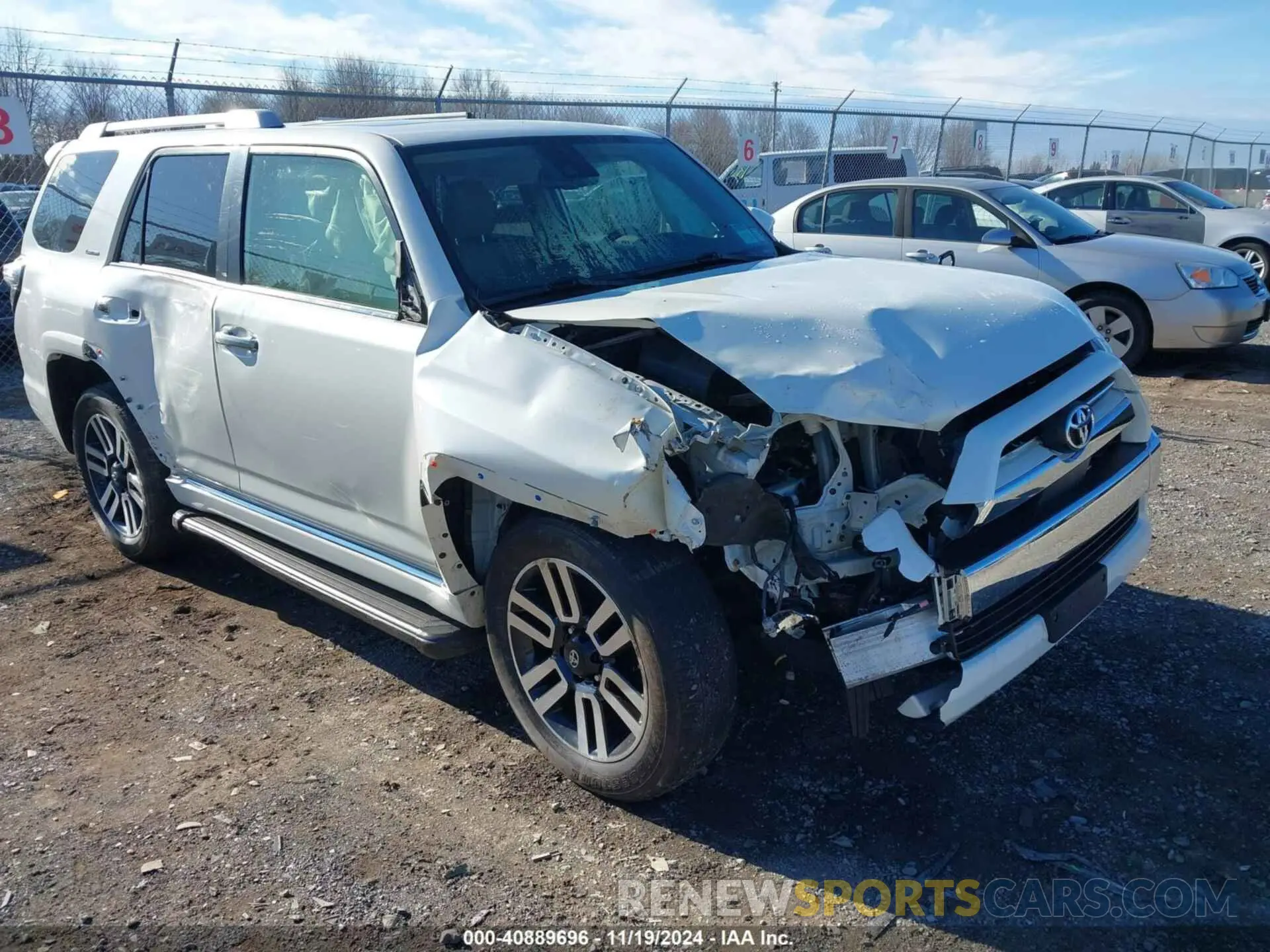 1 Photograph of a damaged car JTEKU5JR5M5869348 TOYOTA 4RUNNER 2021