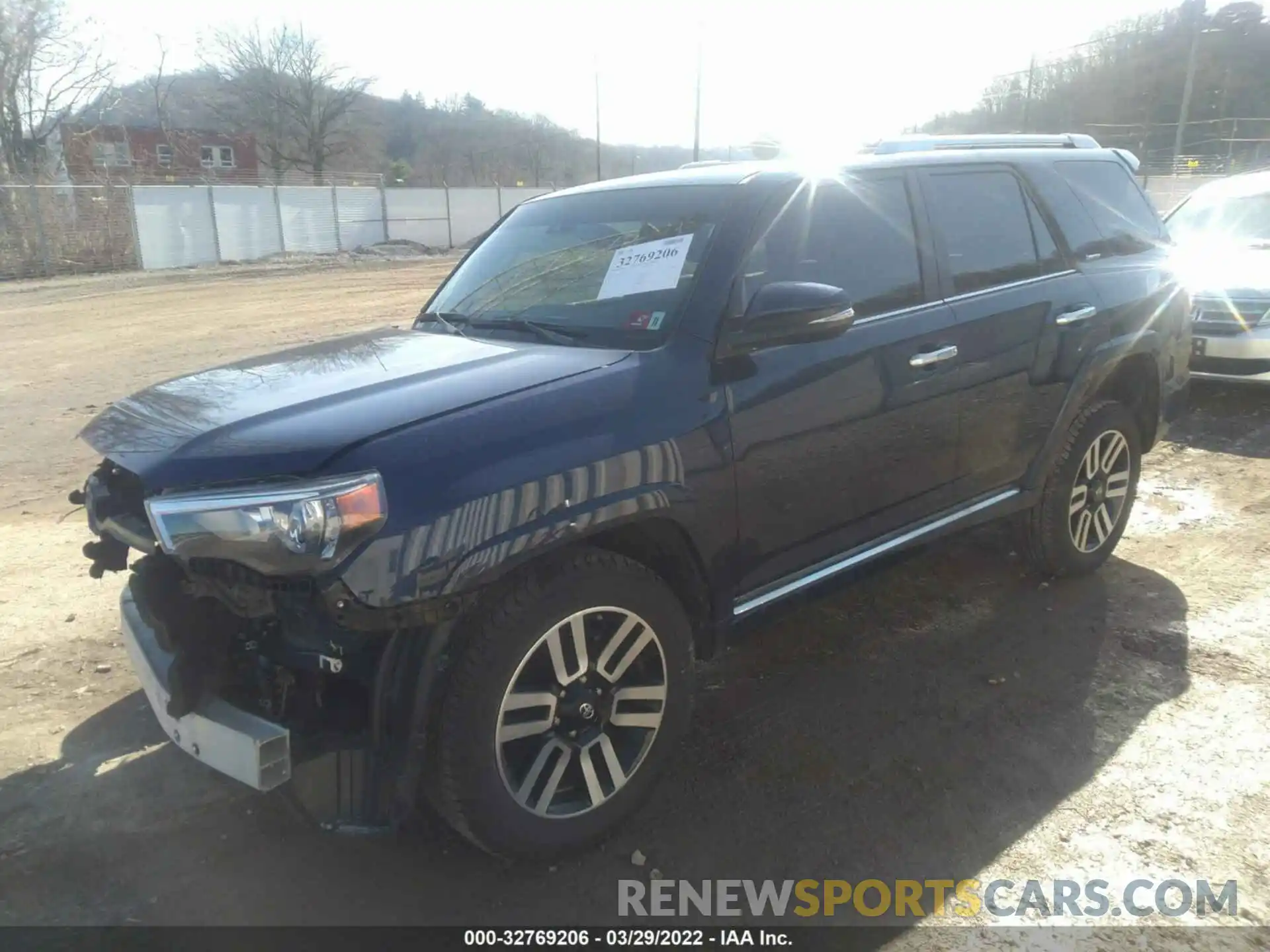 2 Photograph of a damaged car JTEKU5JR6M5870346 TOYOTA 4RUNNER 2021